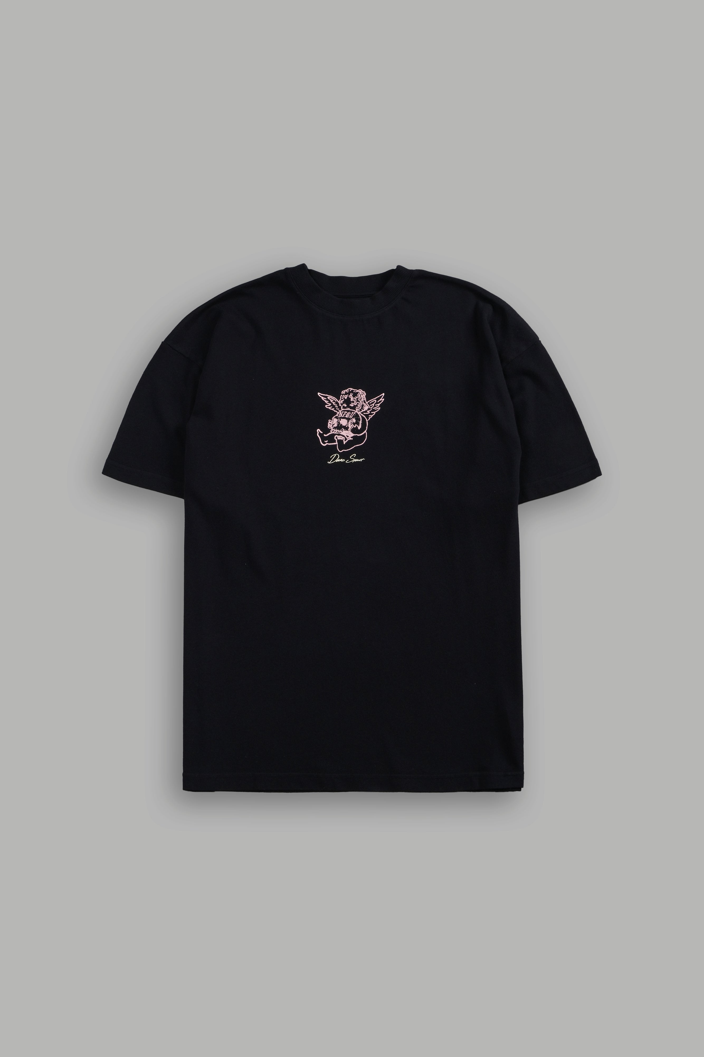 Cherub and the Skull "Pump Cover" Tee in Black