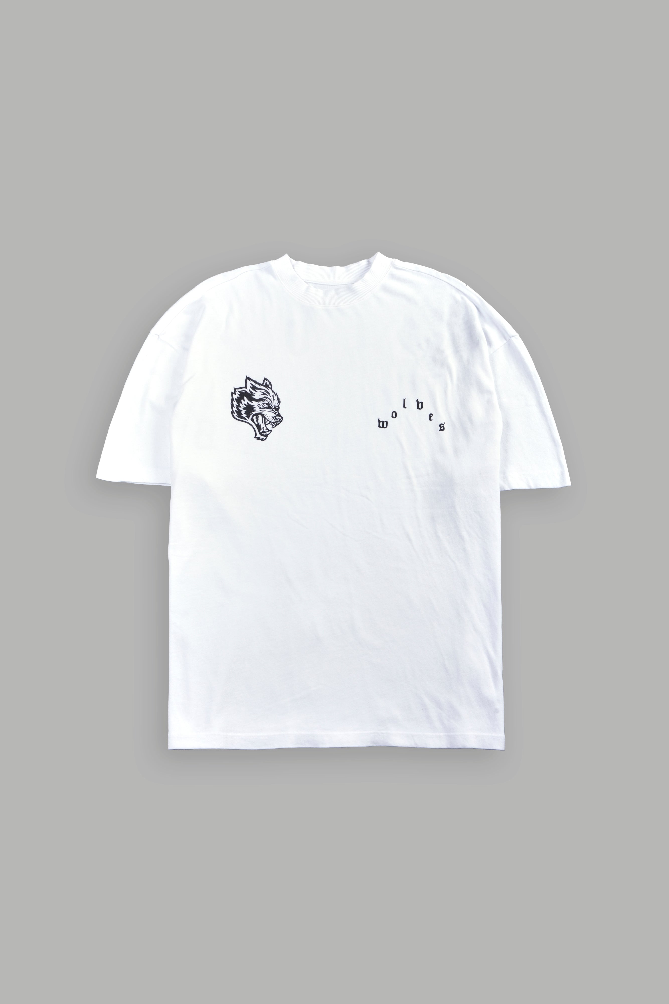 Shao Kahn Premium Oversized Tee in White