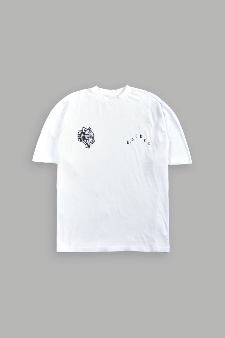 Shao Kahn Premium Oversized Tee in White