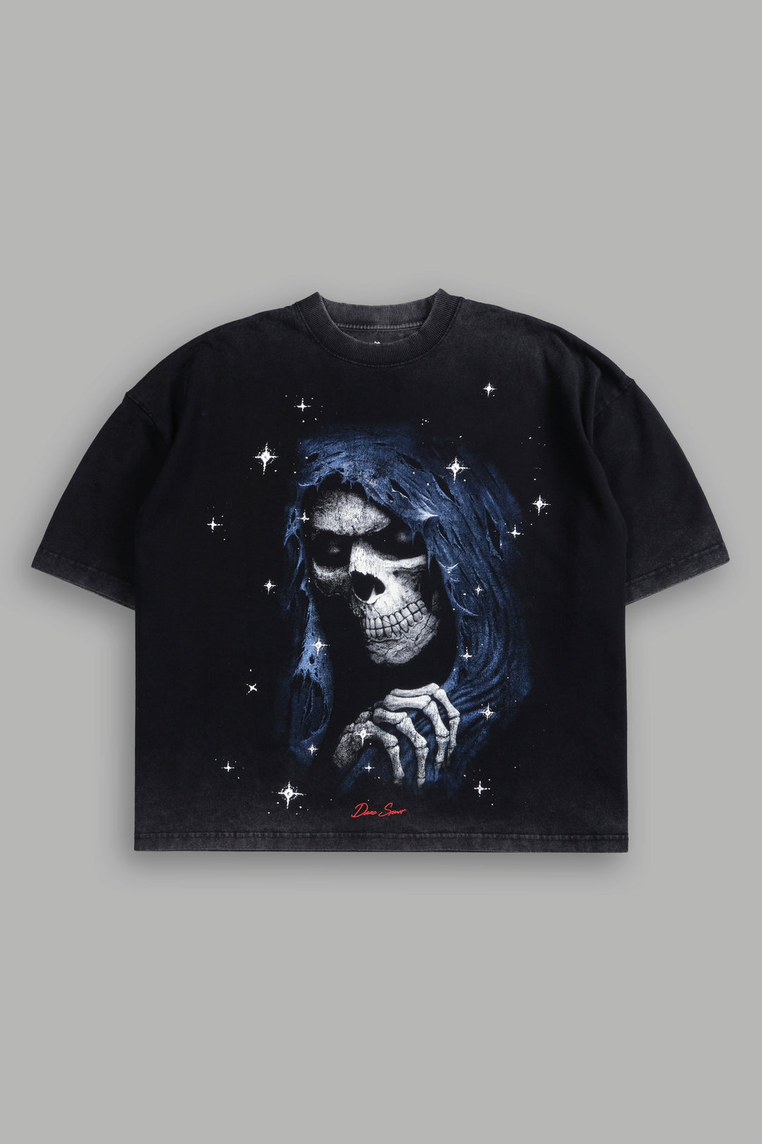 Grim Future Grunge "Box Cut" Tee in Black