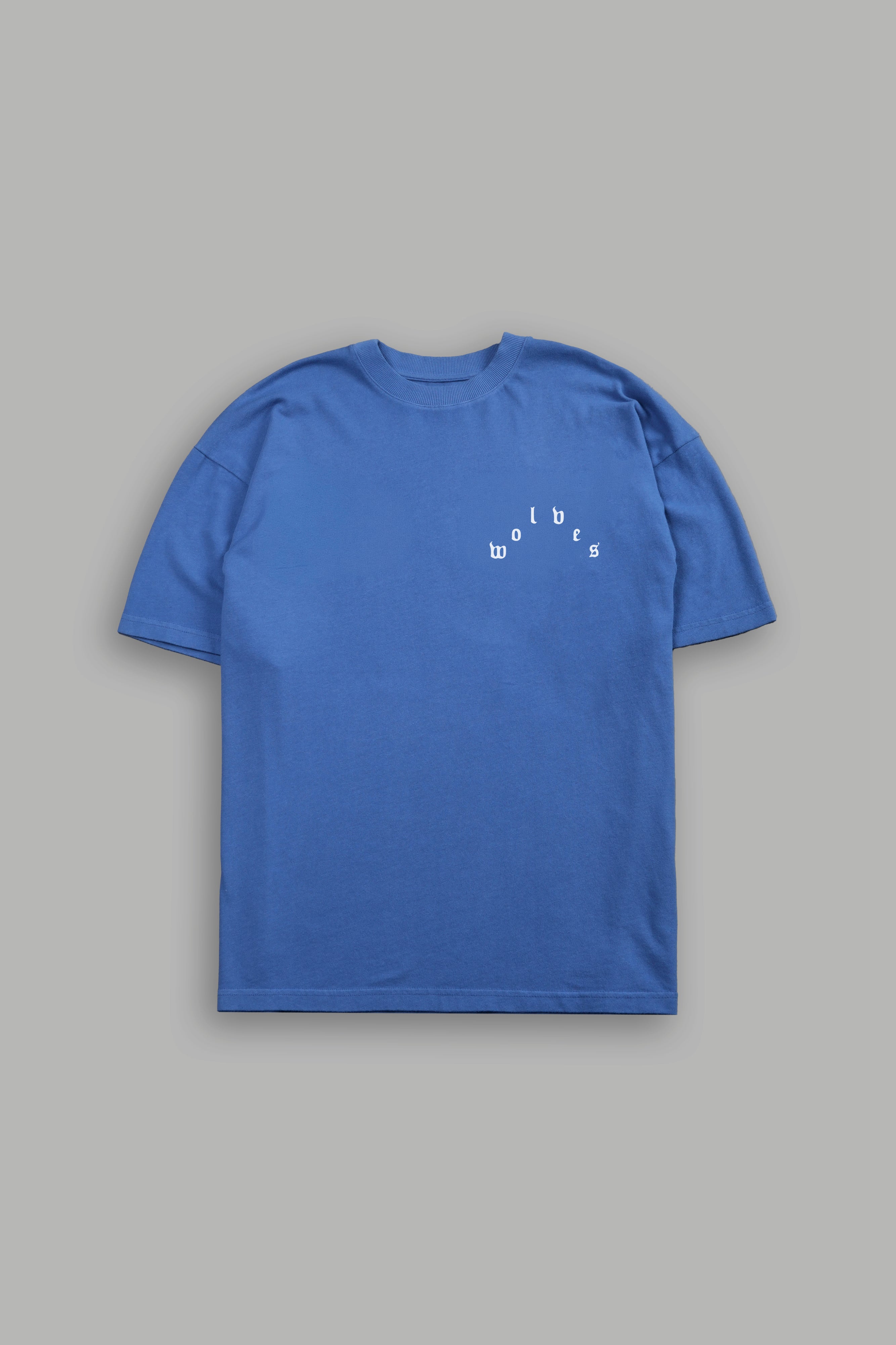 Homage to LA V2 Premium Oversized Tee in LA Blue