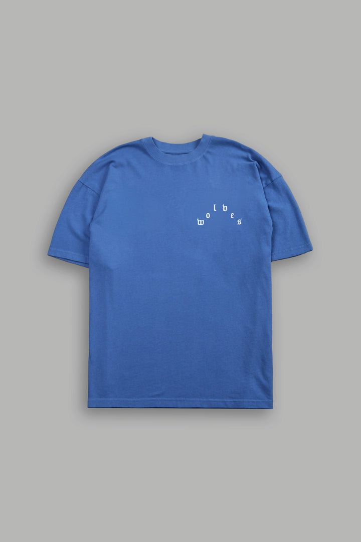 Homage to LA V2 Premium Oversized Tee in LA Blue