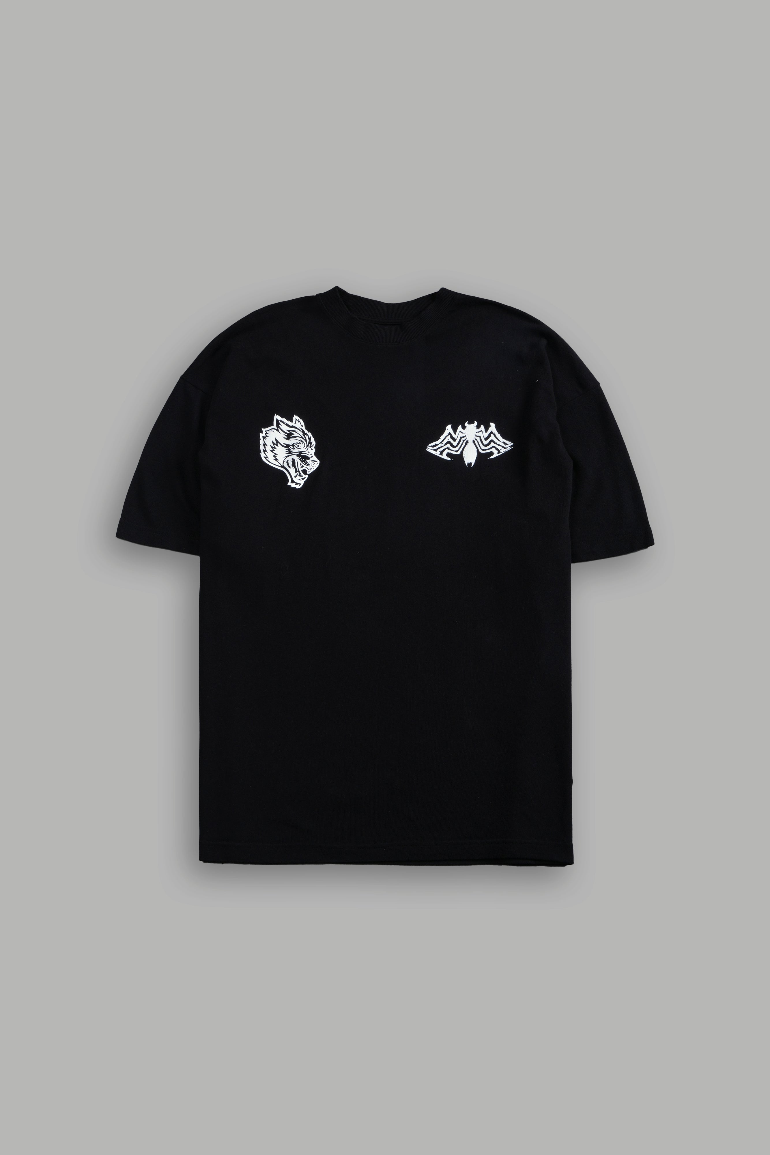 Venom Chopper Premium Oversized Tee in Black