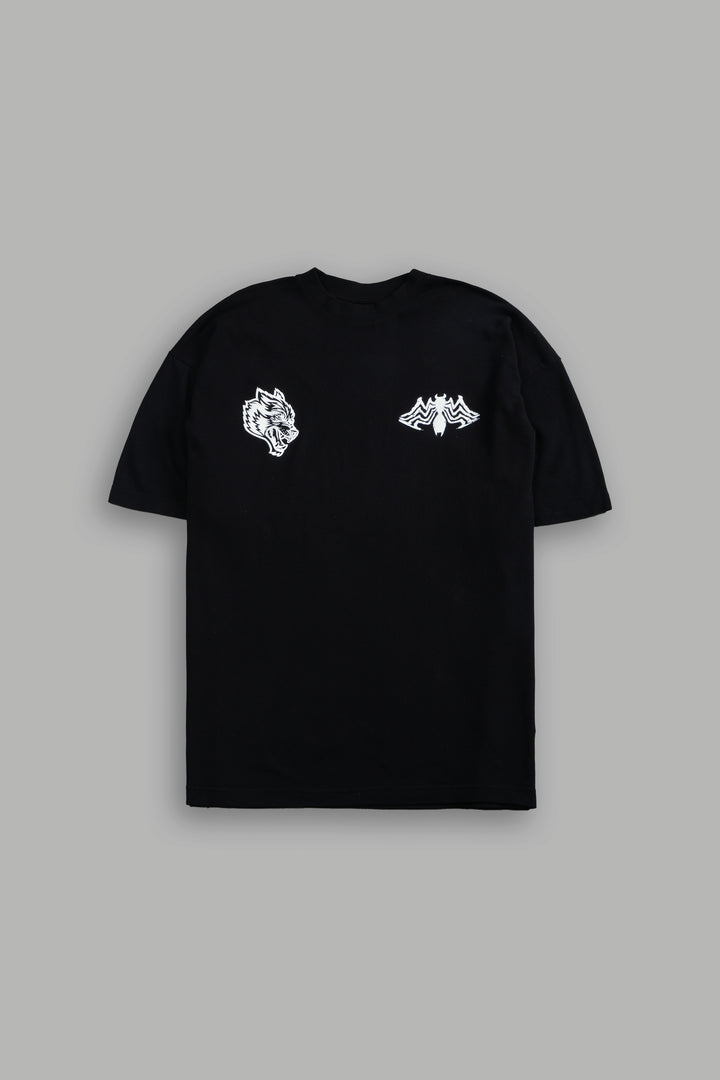 Venom Chopper Premium Oversized Tee in Black