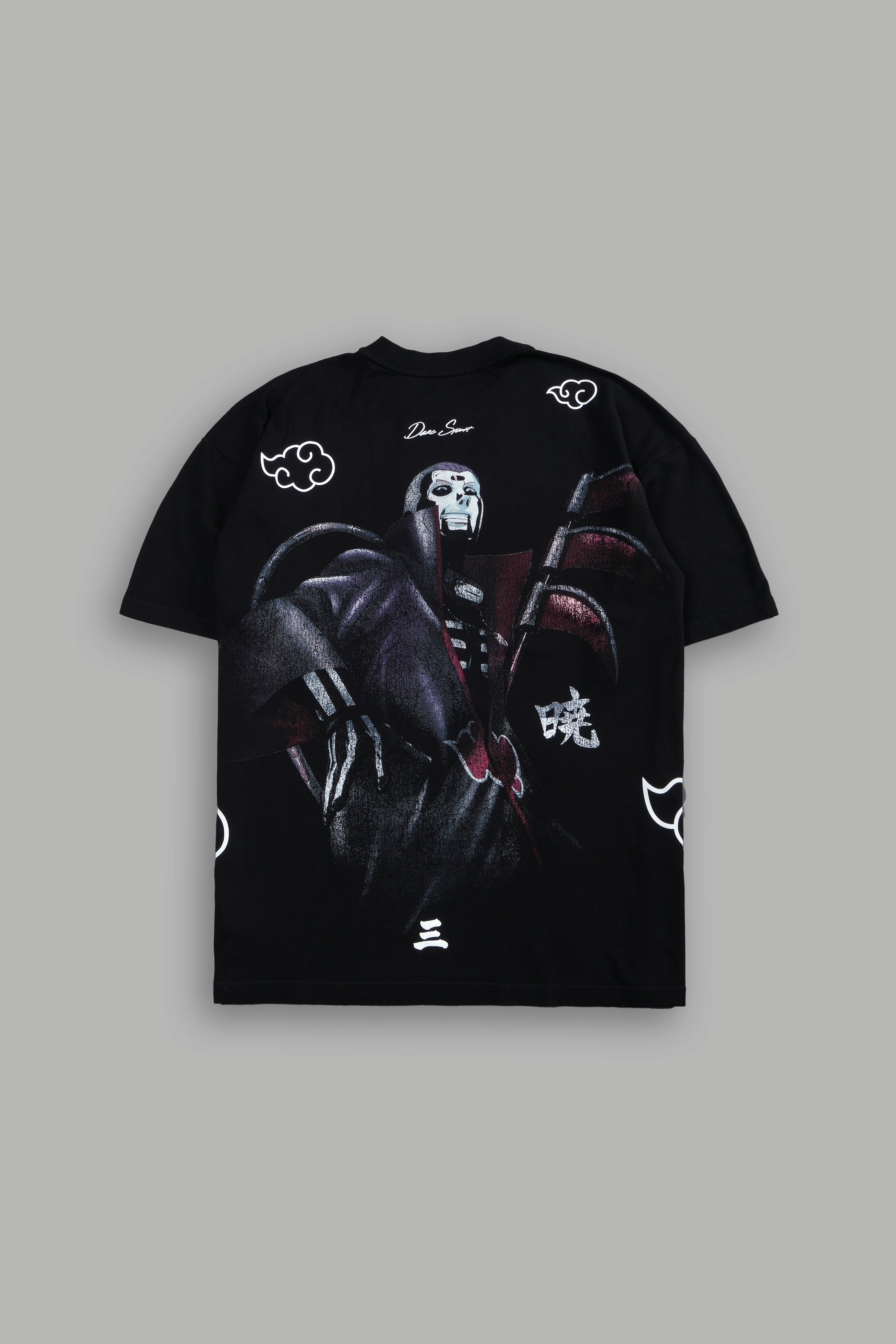 Hidan Akatsuki "Side By Side" Oversized Tee in Black