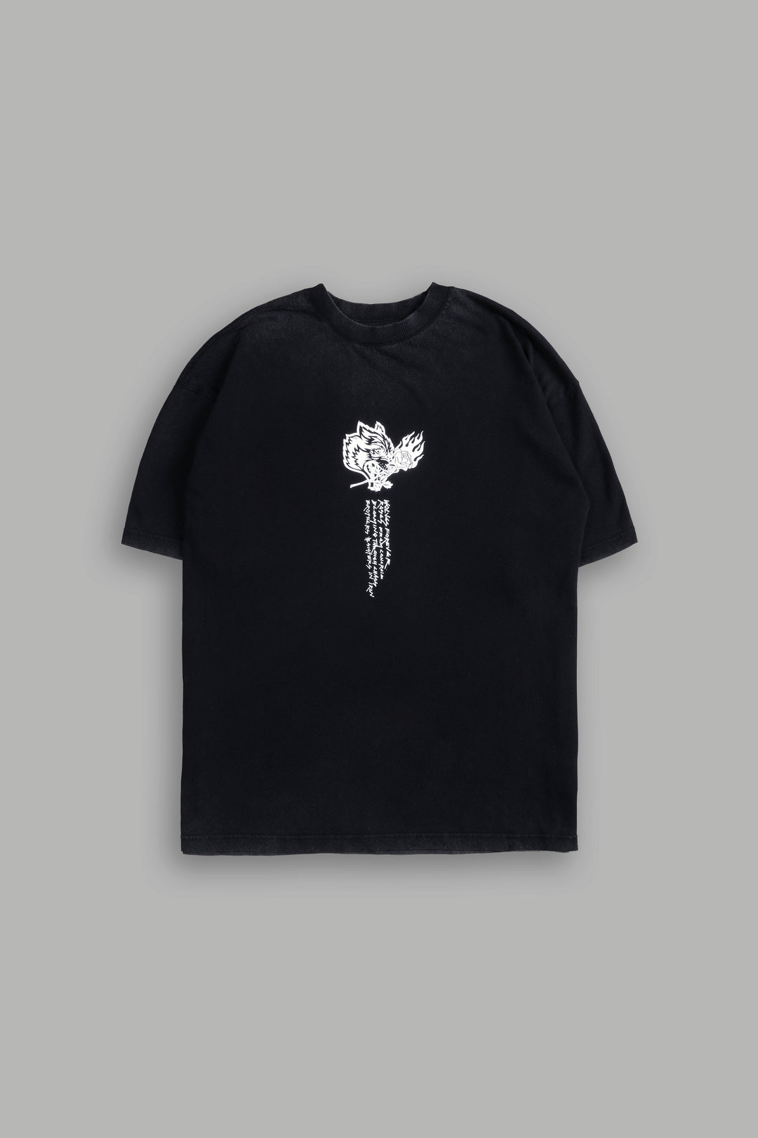 Eternal Fire "Premium" Oversized Tee in Black