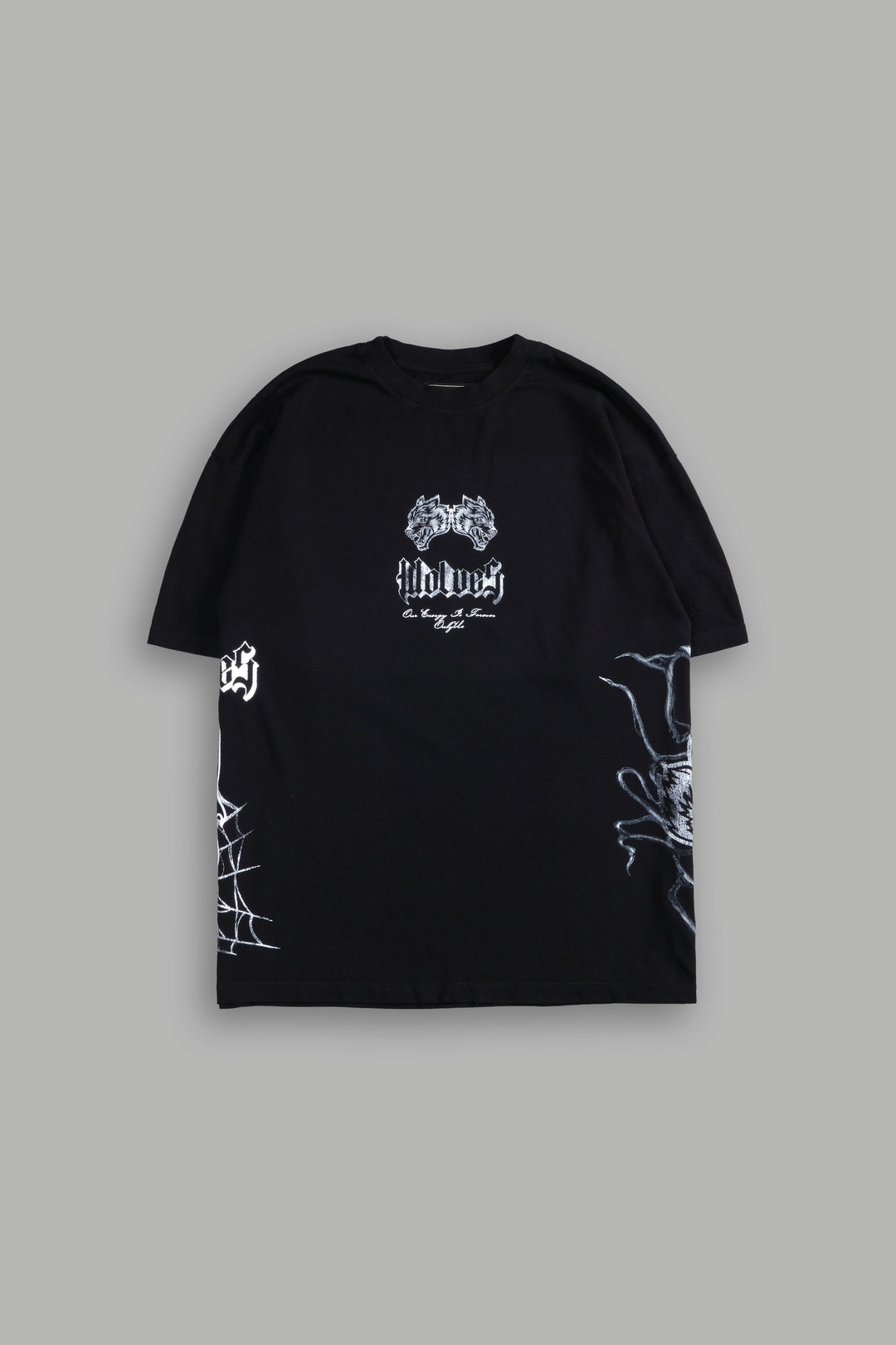 Venom "Side By Side" Series Oversized Tee in Black