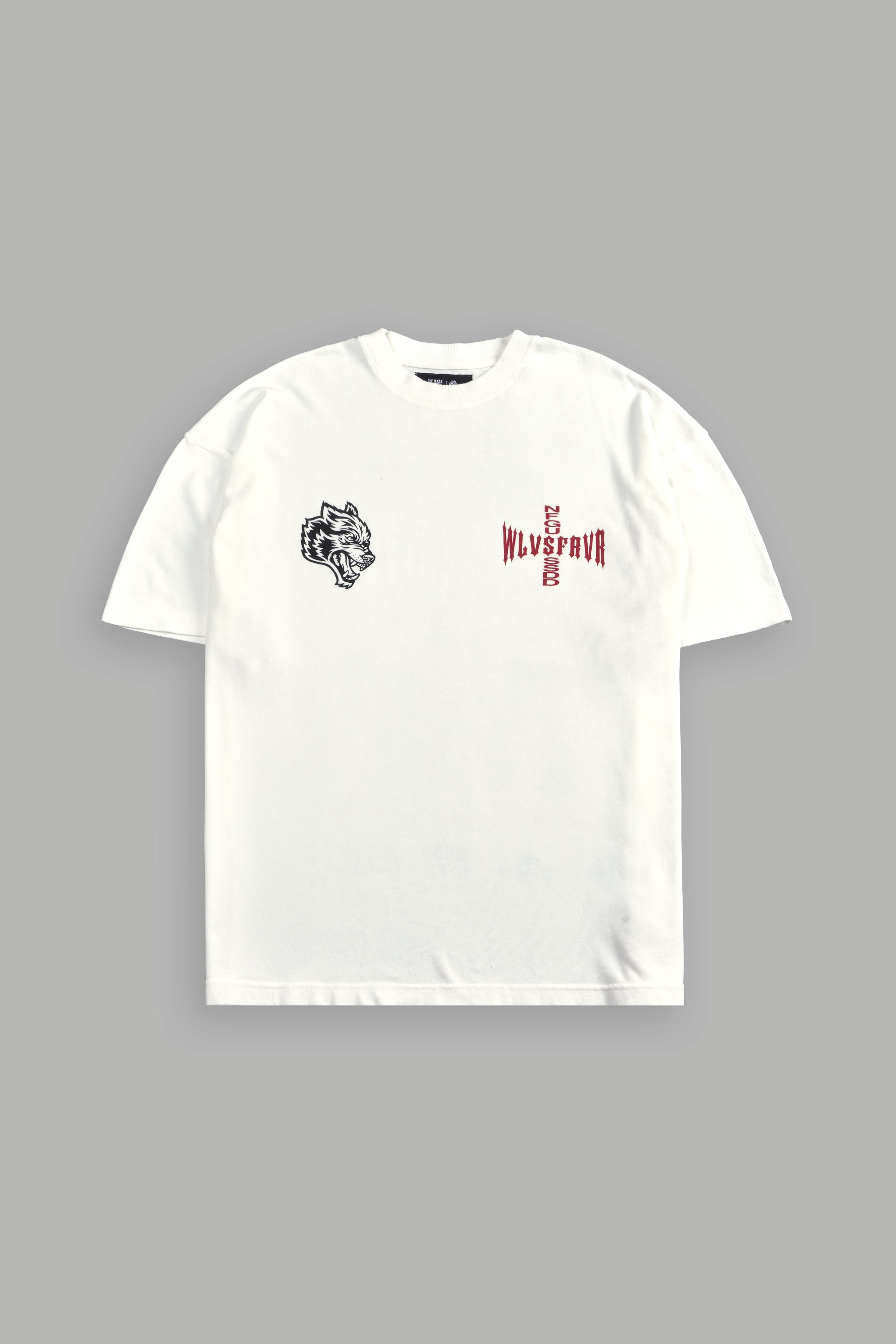 Born Darc "Premium" Oversized Tee in Cream