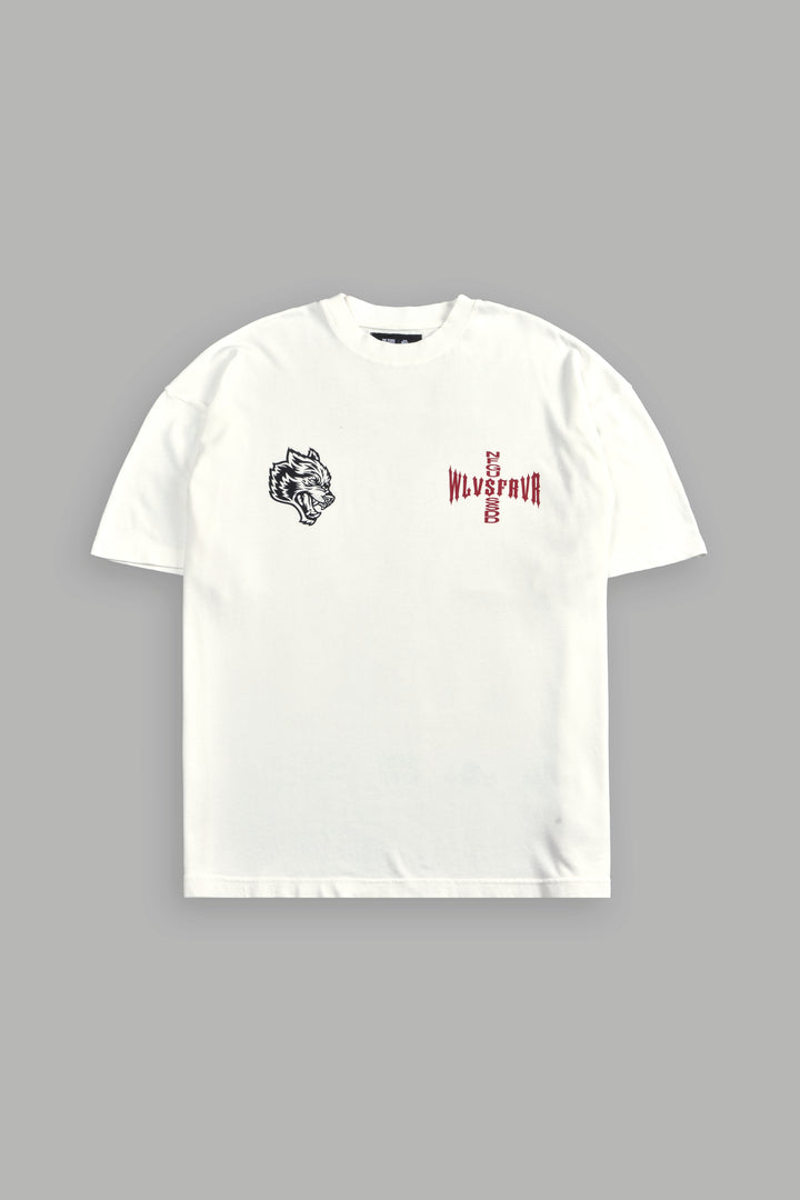 Born Darc "Premium" Oversized Tee in Cream