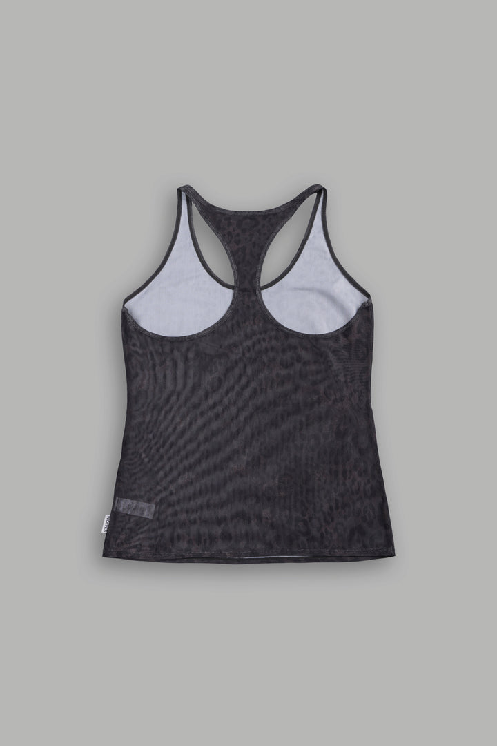 Darc Wolves Simone Mesh Tank in Darc Brown Leopard