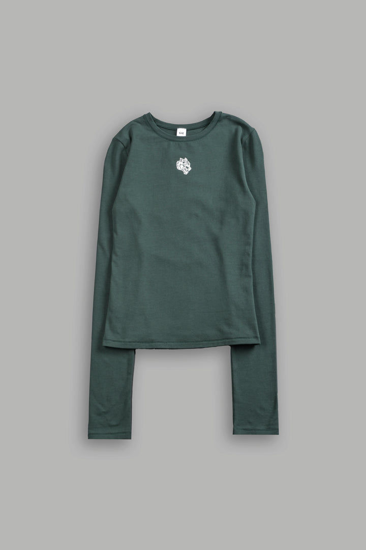 Single Wolf "Eden" L/S Tee in Norse Green