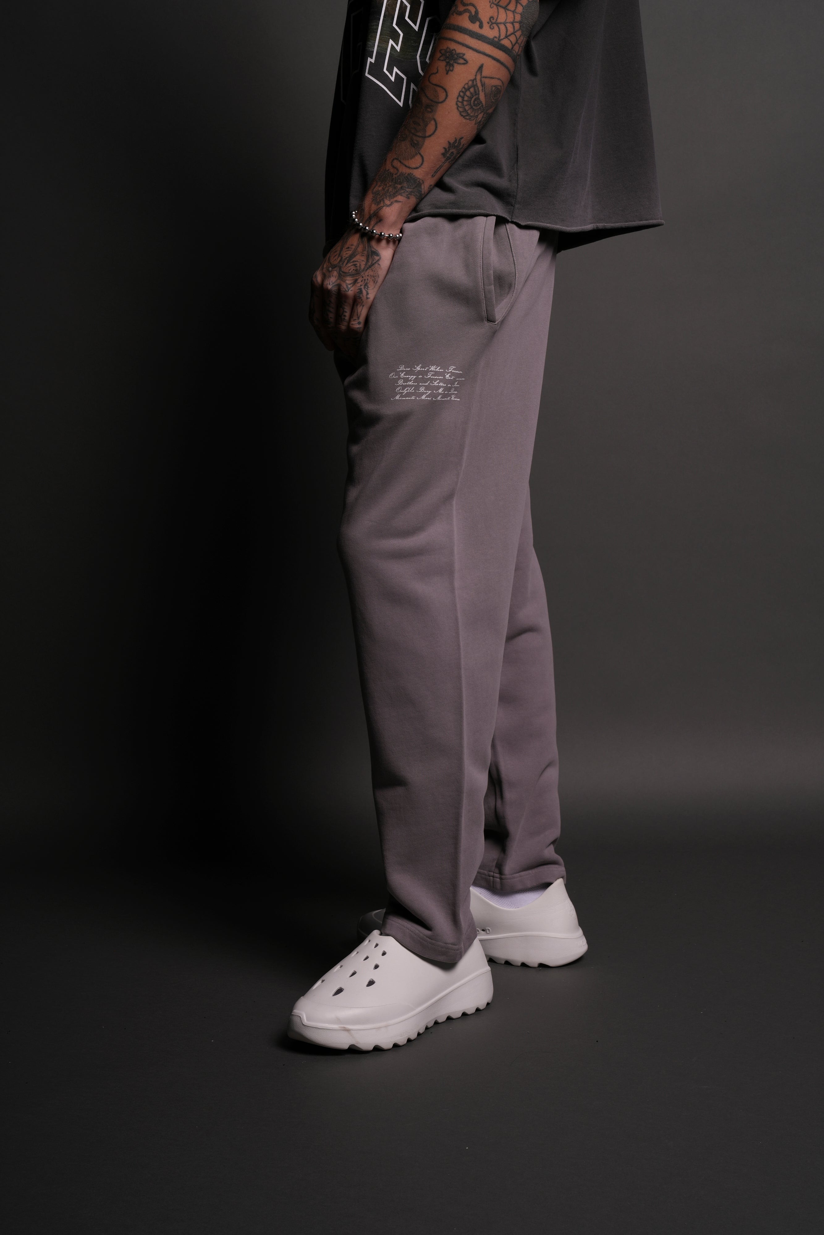 Wolves NFGU Kumite V2 Sweat Pants in Pale Gray