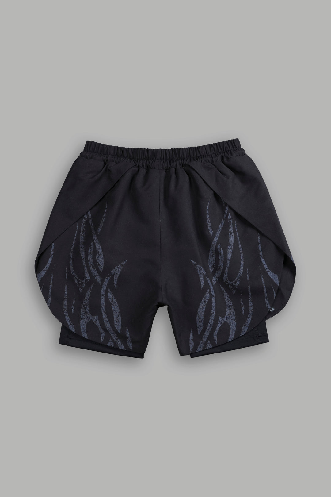 Finite Flame Phantom Compression Shorts in Black