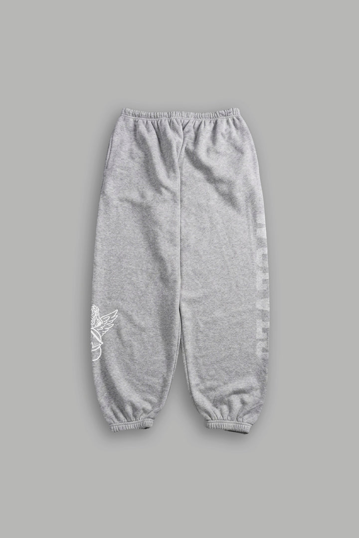 Est Mmxv Lightweight Lounger Sweat Pants in Light Athletic Gray