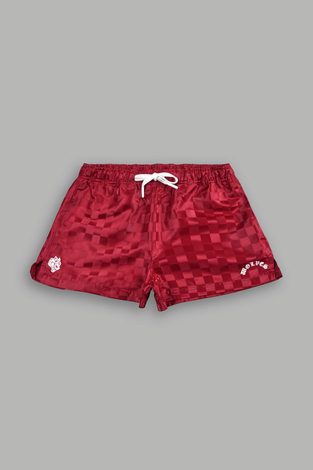 Dual Wolf Roxie Run Shorts in Cherry Red