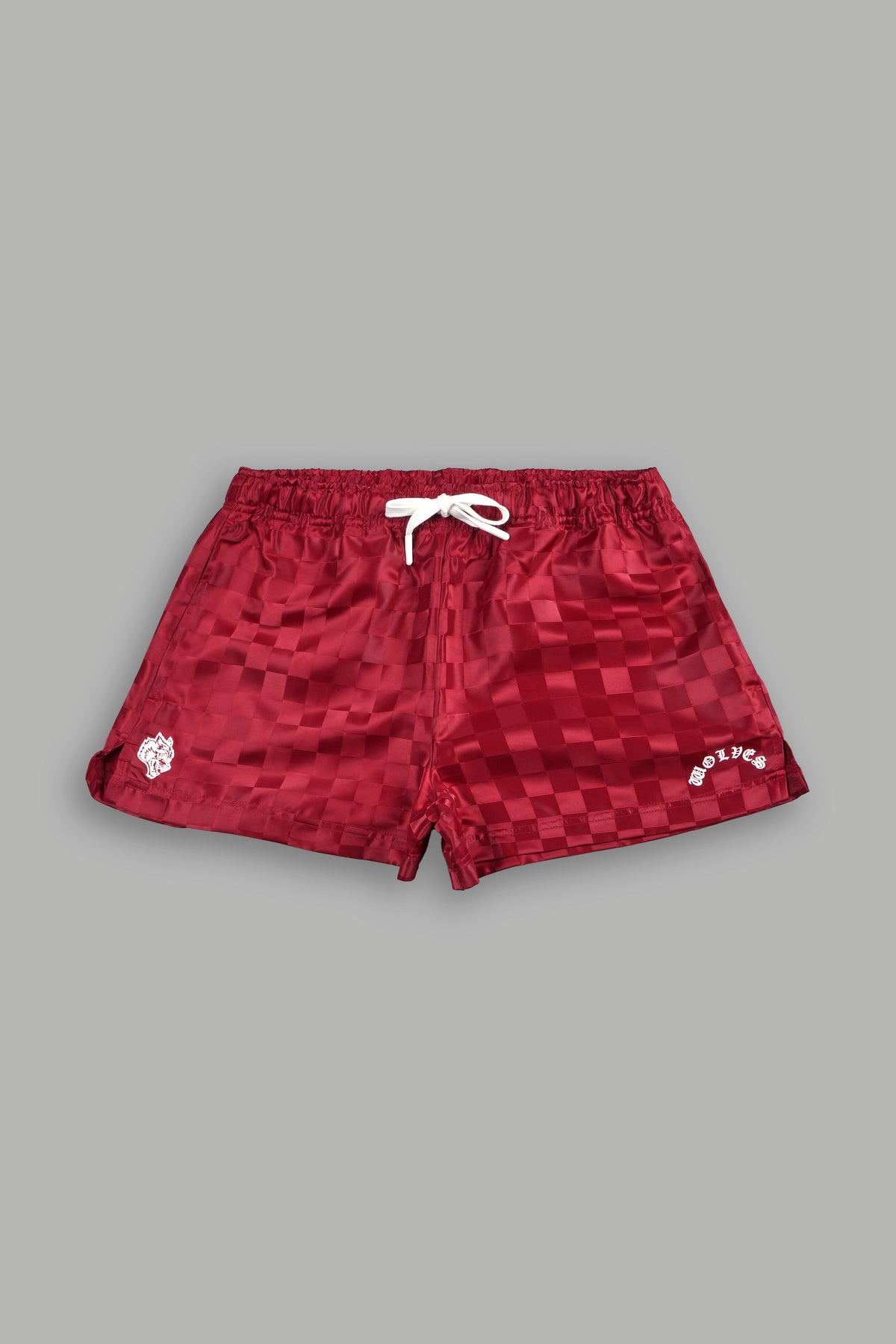 Dual Wolf Roxie Run Shorts in Cherry Red