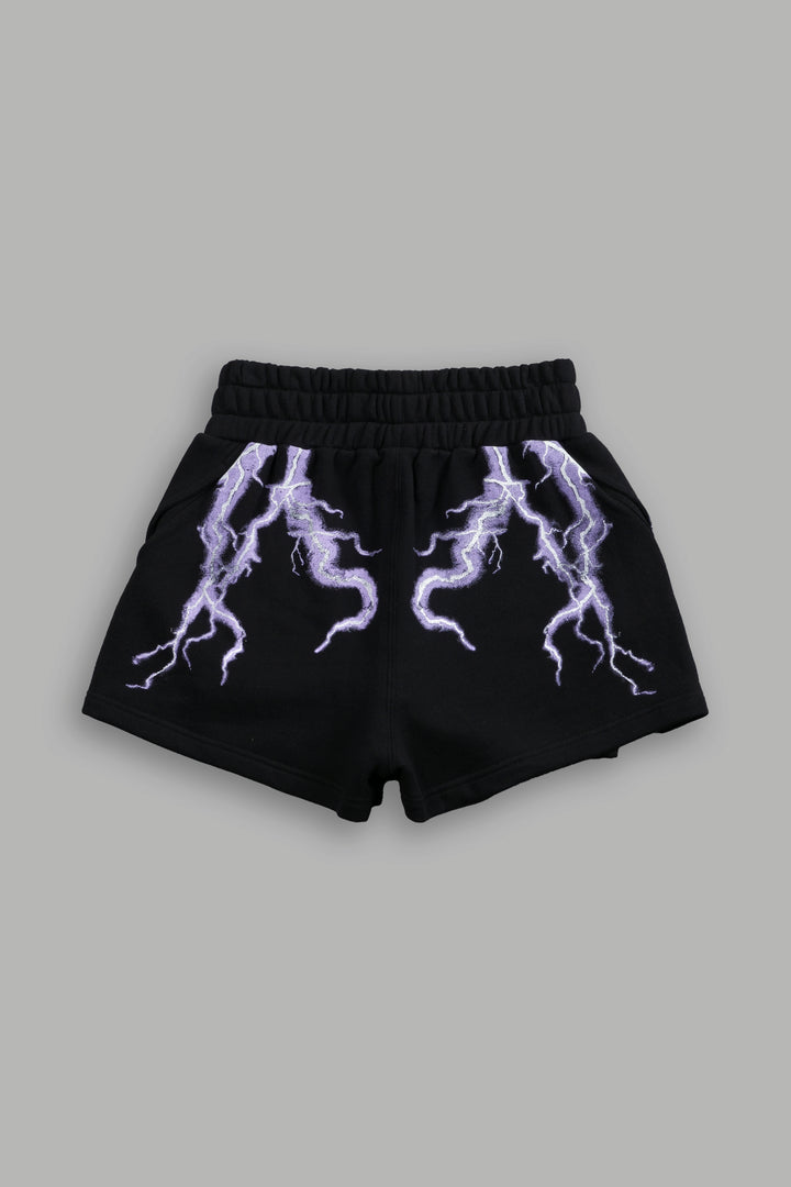 Ride The Lightning She Tyler Shorts in Black