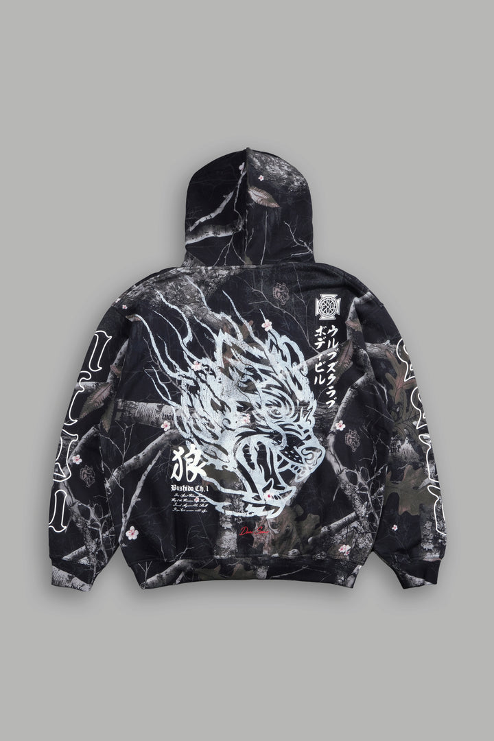 Inferno V2 "Pierce" Hoodie in Darc Blossom Woodland Camo