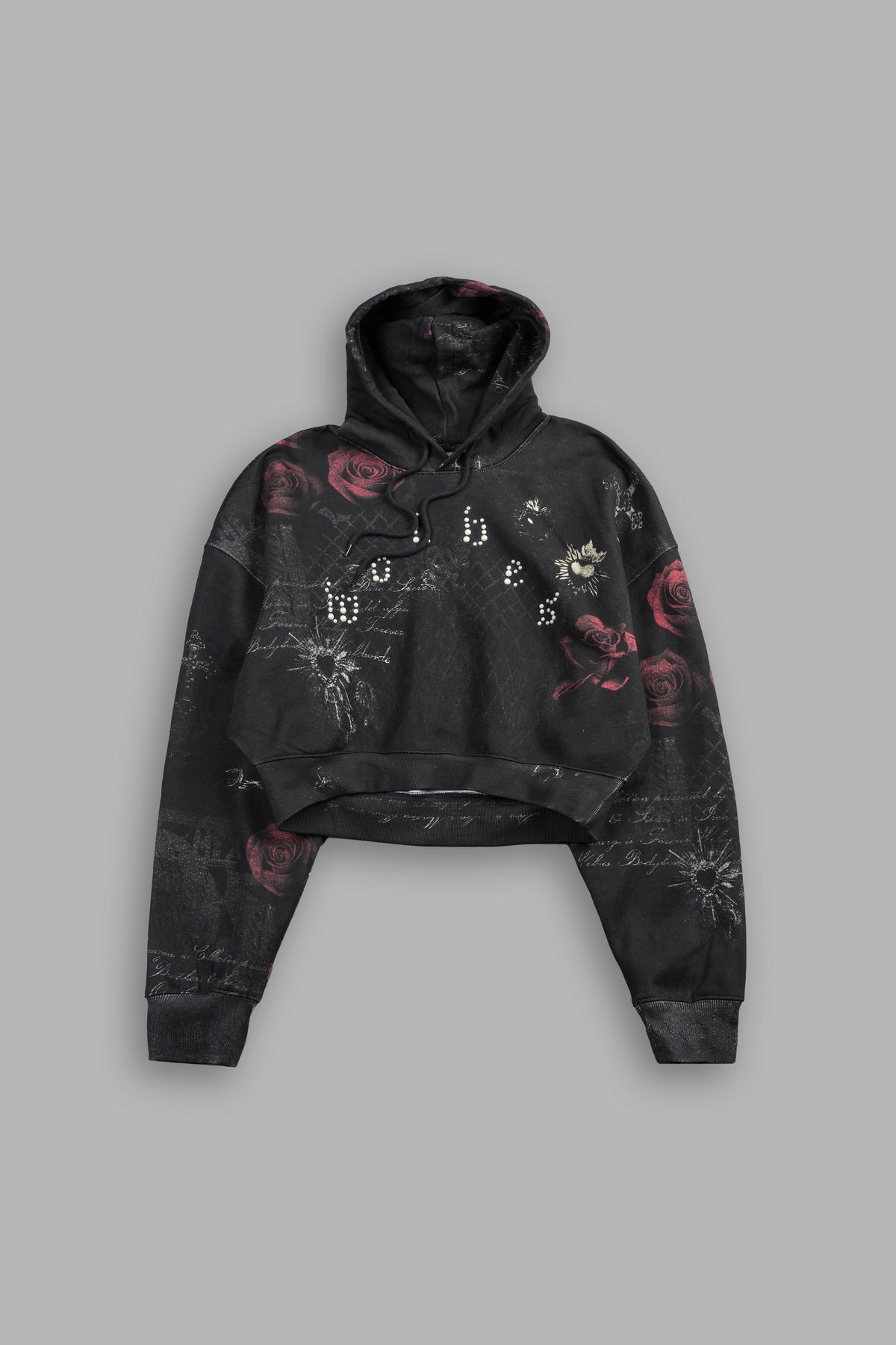 Wolves Pyramid Ava Hoodie In Rosas Del Corazon