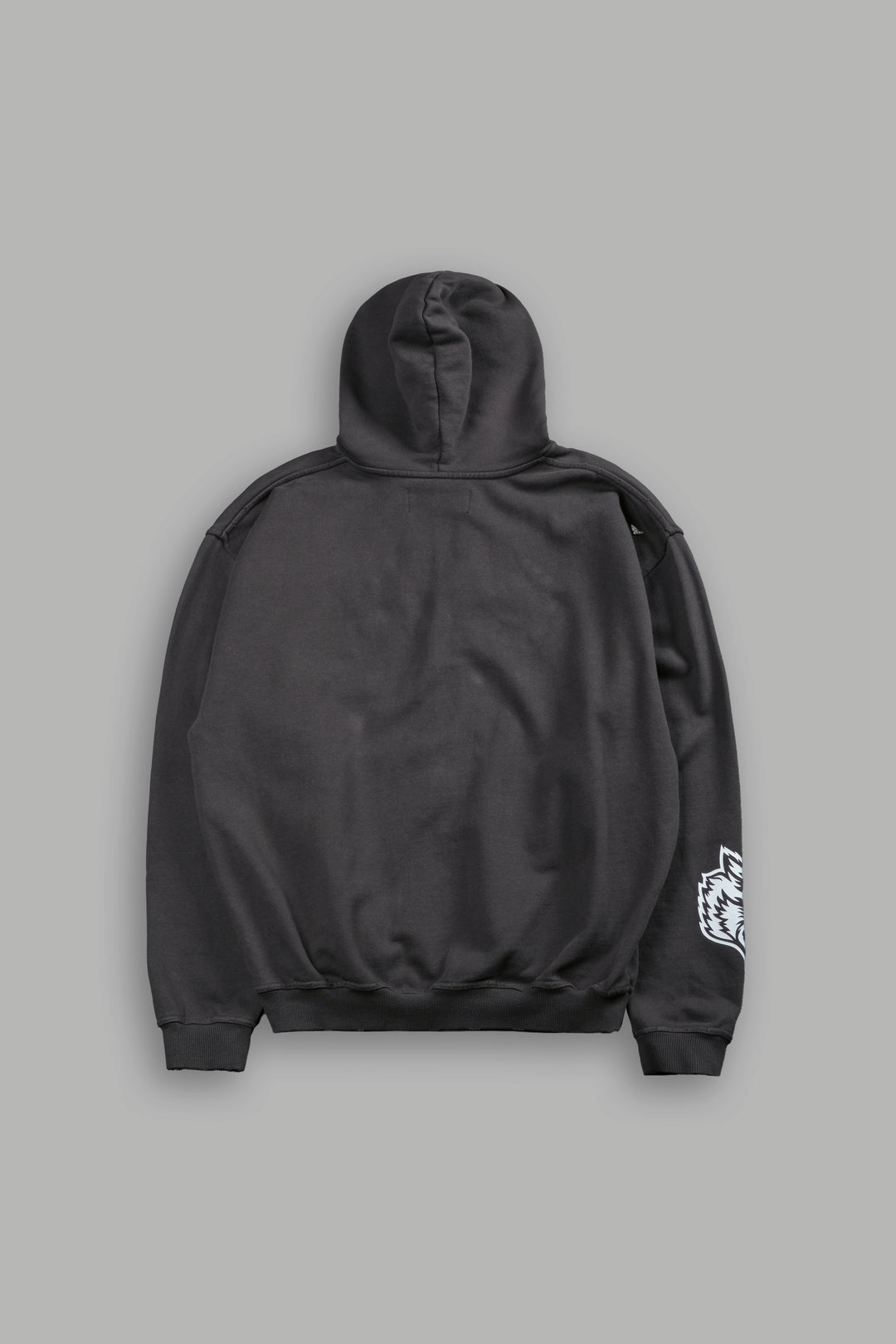 Hell is Real Grunge "Moatis" Zip Hoodie in Wolf Gray