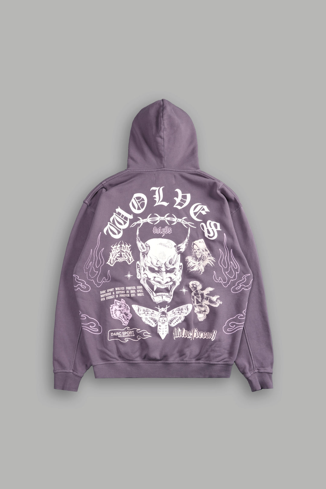 Live Or Die "Cornell" Hoodie in Plum