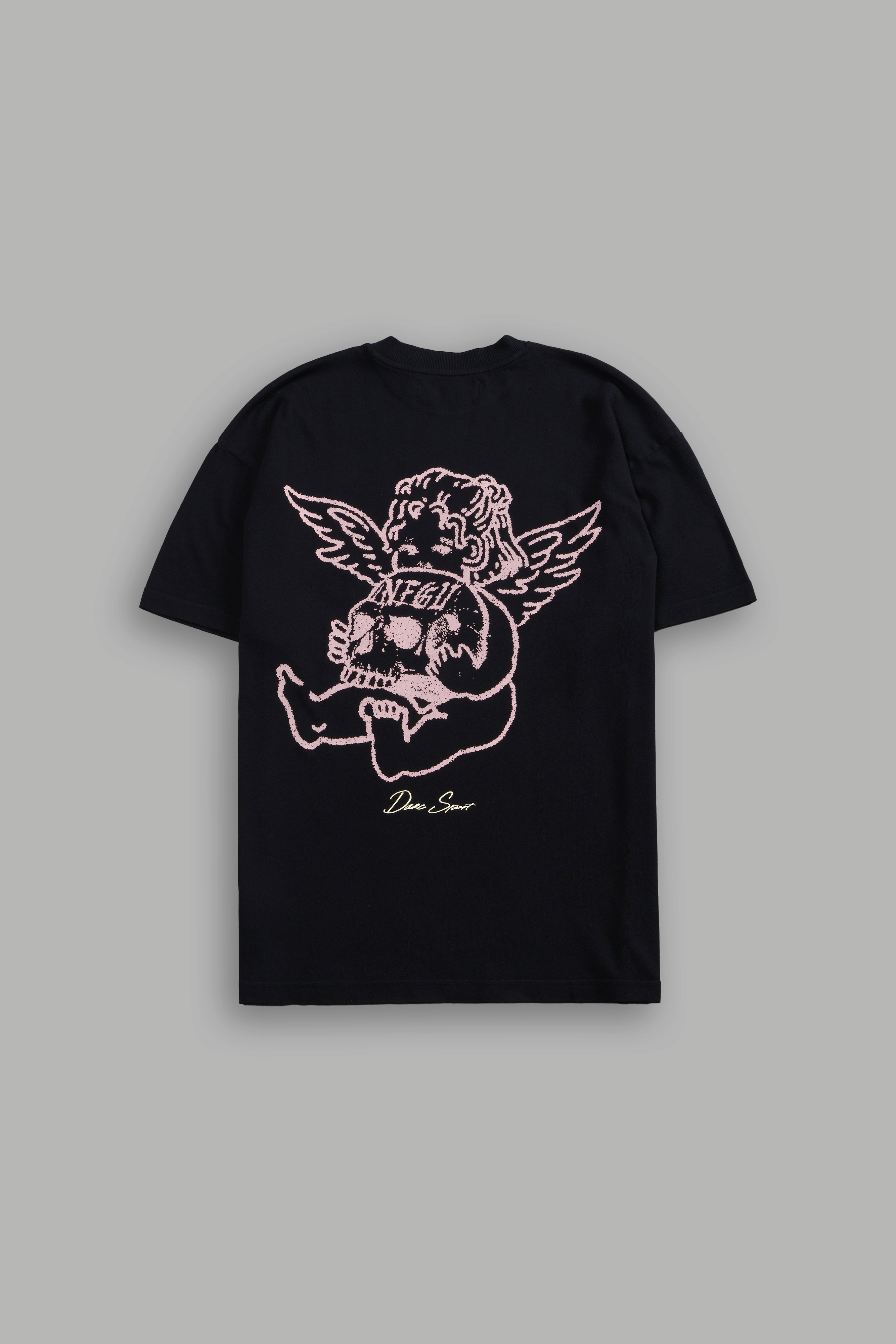Cherub and the Skull "Pump Cover" Tee in Black