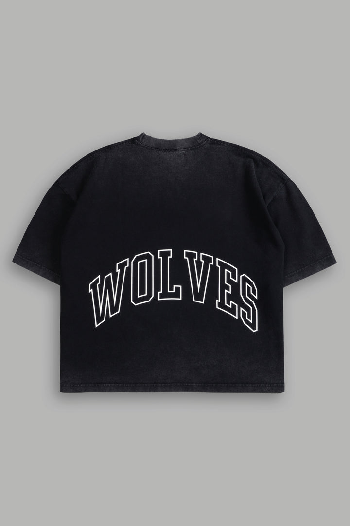 Grim Future Grunge "Box Cut" Tee in Black