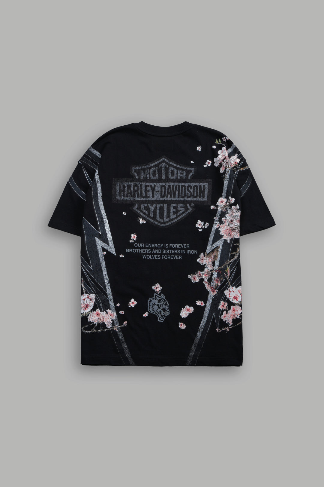 Iron Sakura Premium Tee in Black
