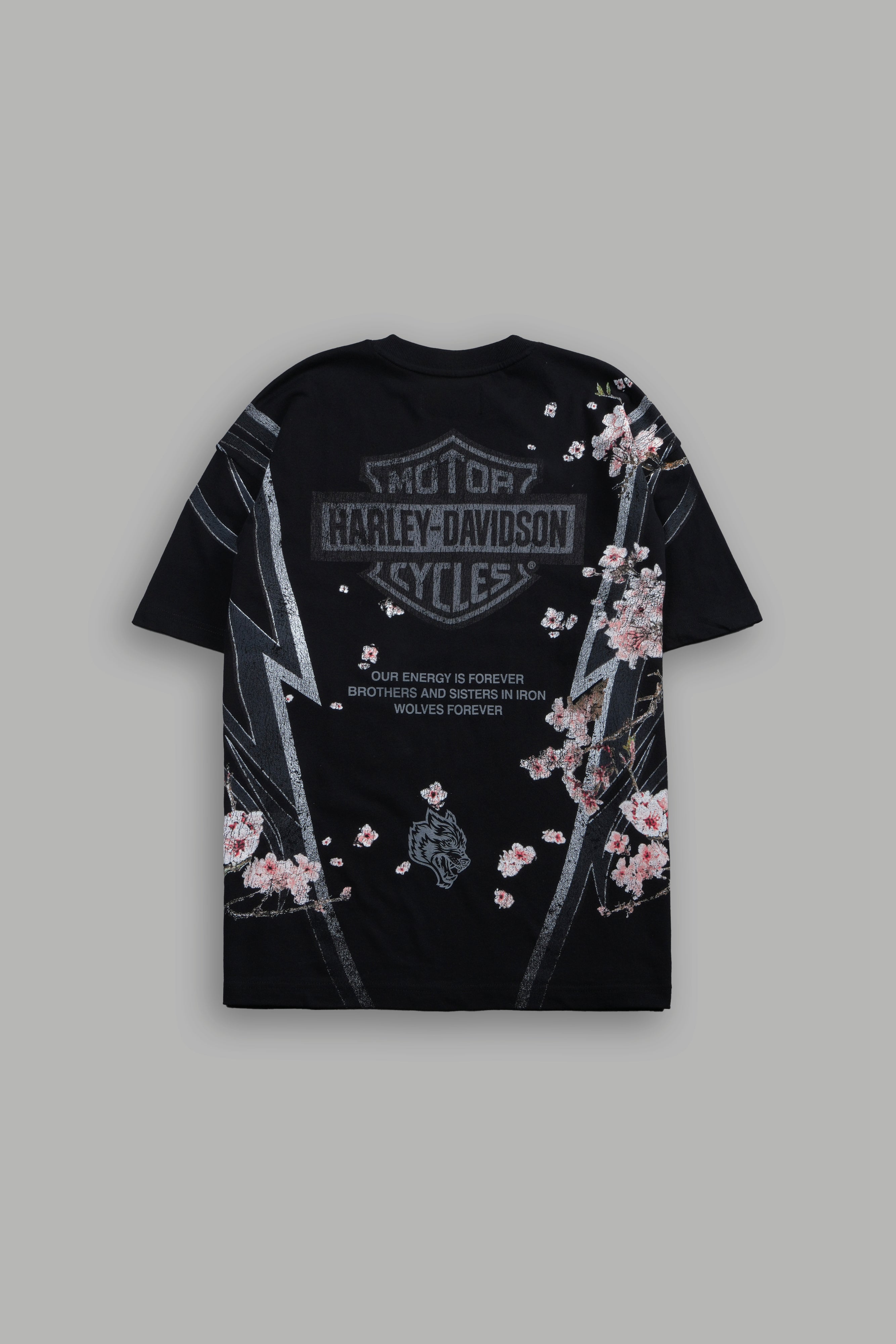 Iron Sakura Premium Tee in Black