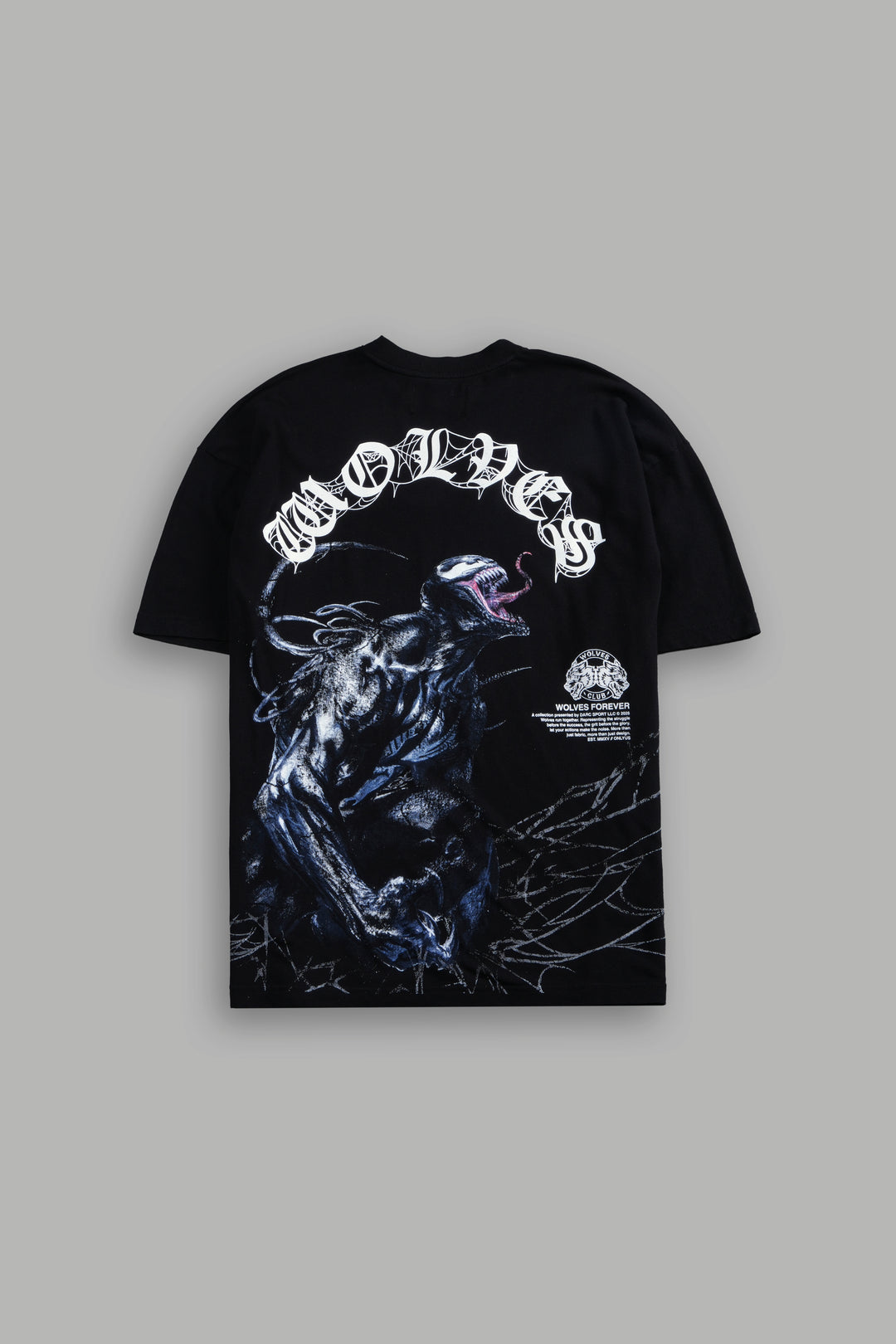 Venom Chopper Premium Oversized Tee in Black
