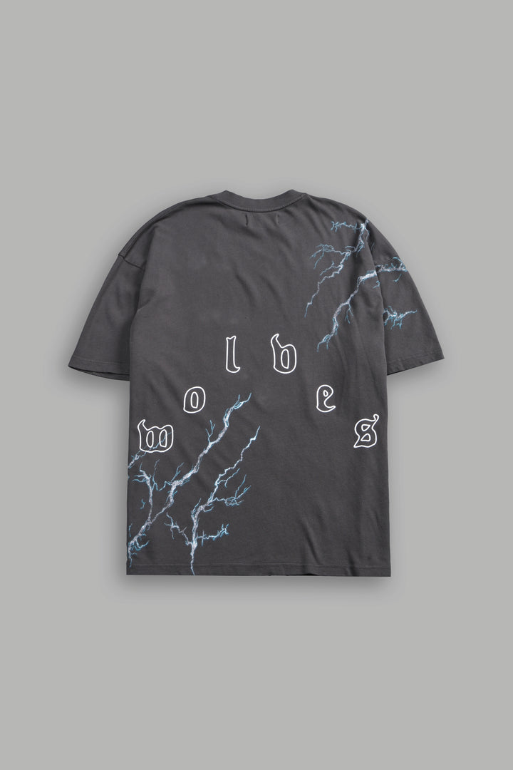 Shinobi Premium Oversized Tee in Wolf Gray