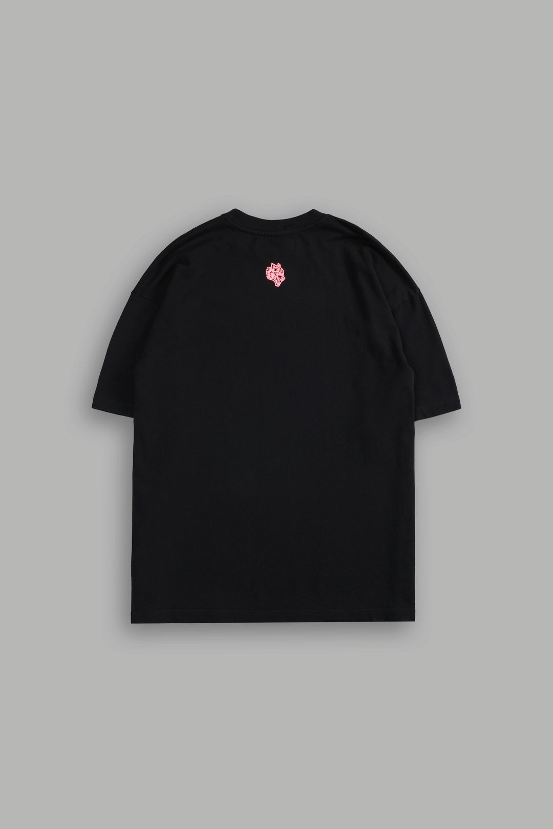 Powerhouse Of The Wolves V2"Premium" Oversized Tee in Black/Neon Pink