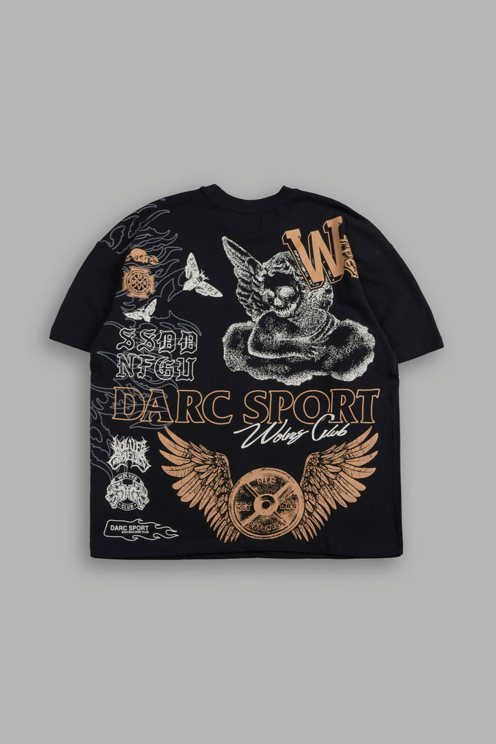 Cherub Hesh Premium Tee In Black
