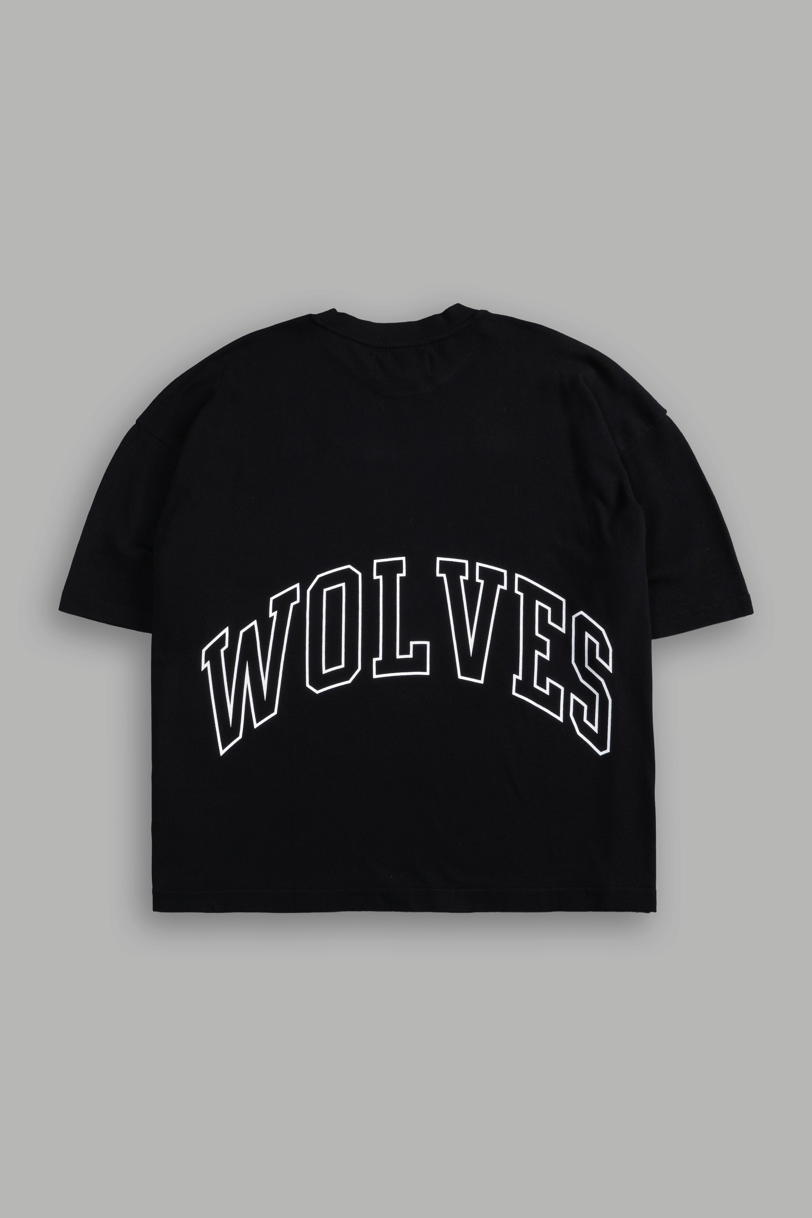 Wolf of the Flame Premium "Box Cut" Tee in Black