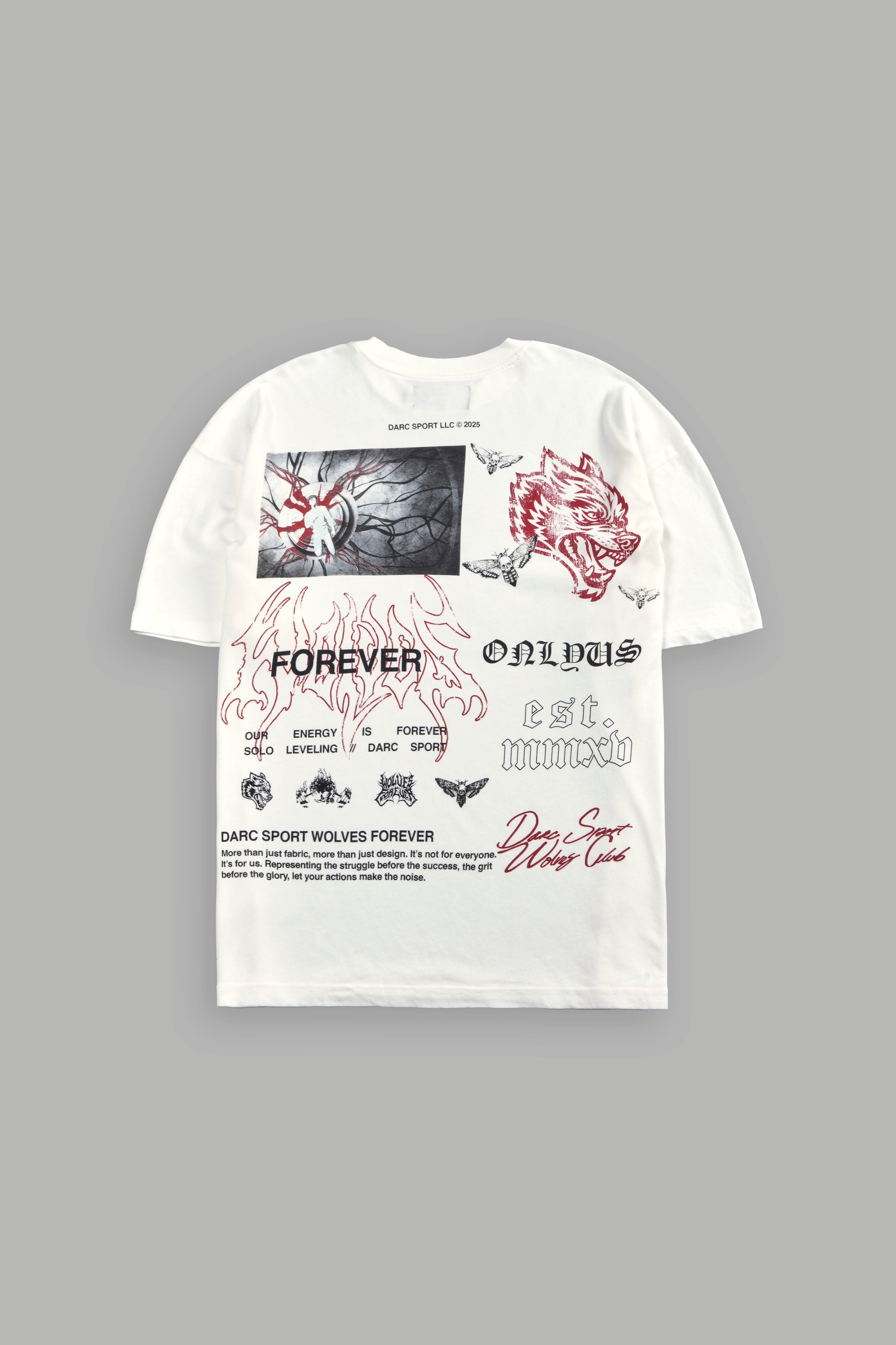 Last Breath "Premium" Oversized Tee in Cream