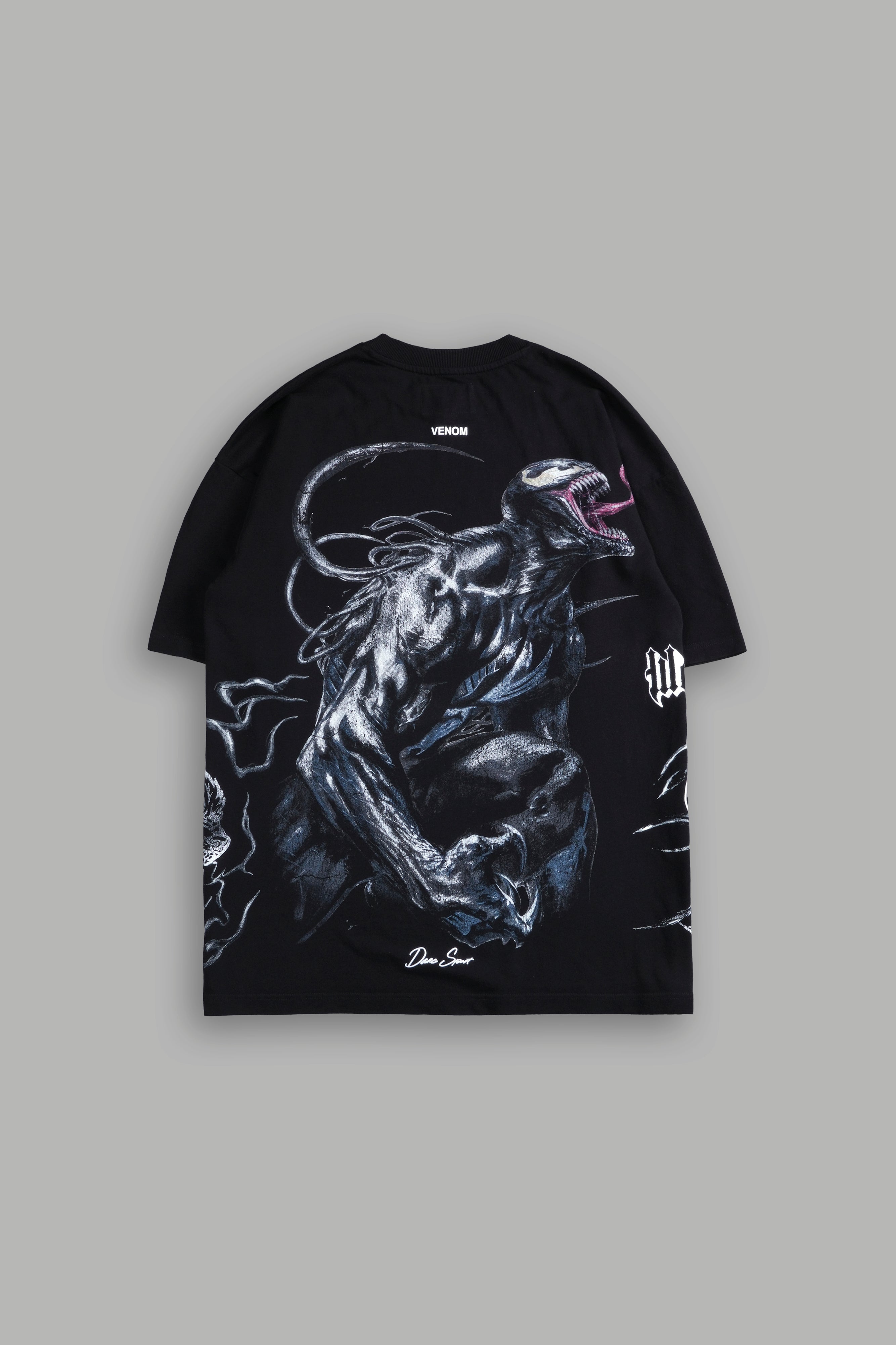 Venom "Side By Side" Series Oversized Tee in Black