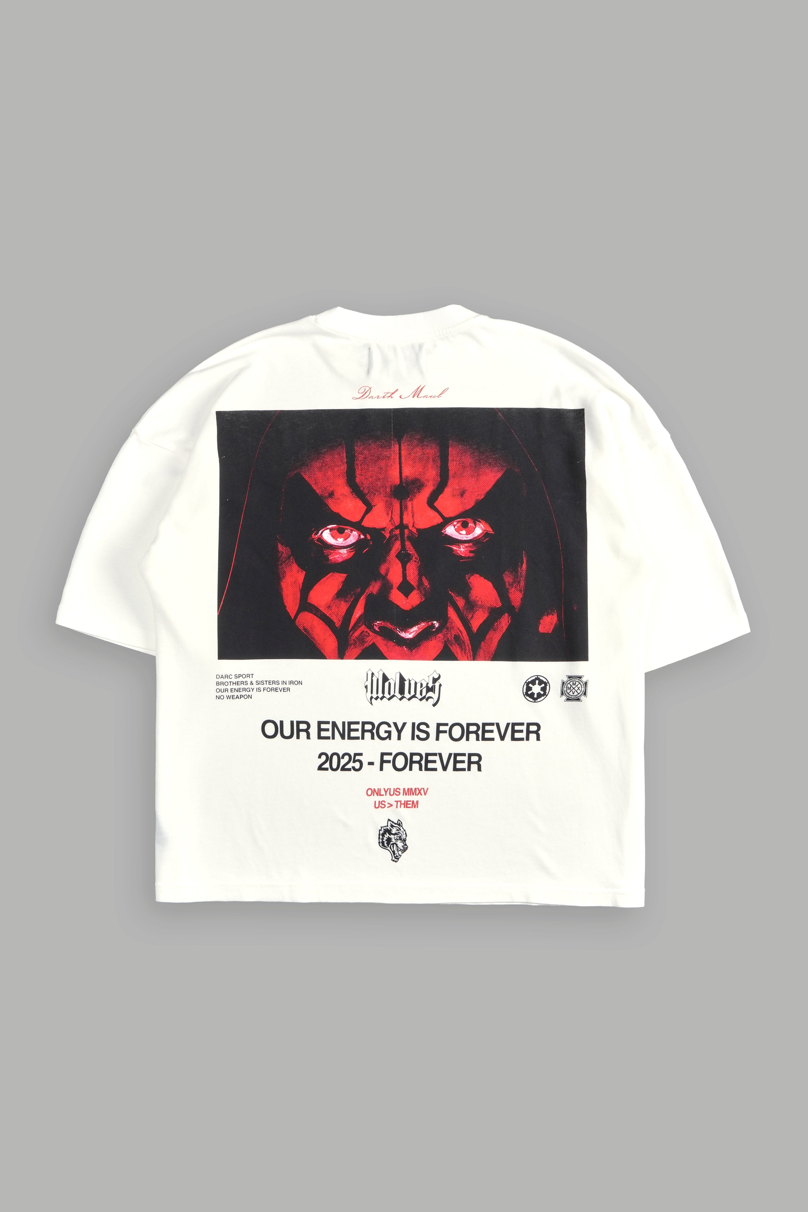 The Phantom Menace "Box Cut" Tee in Cream