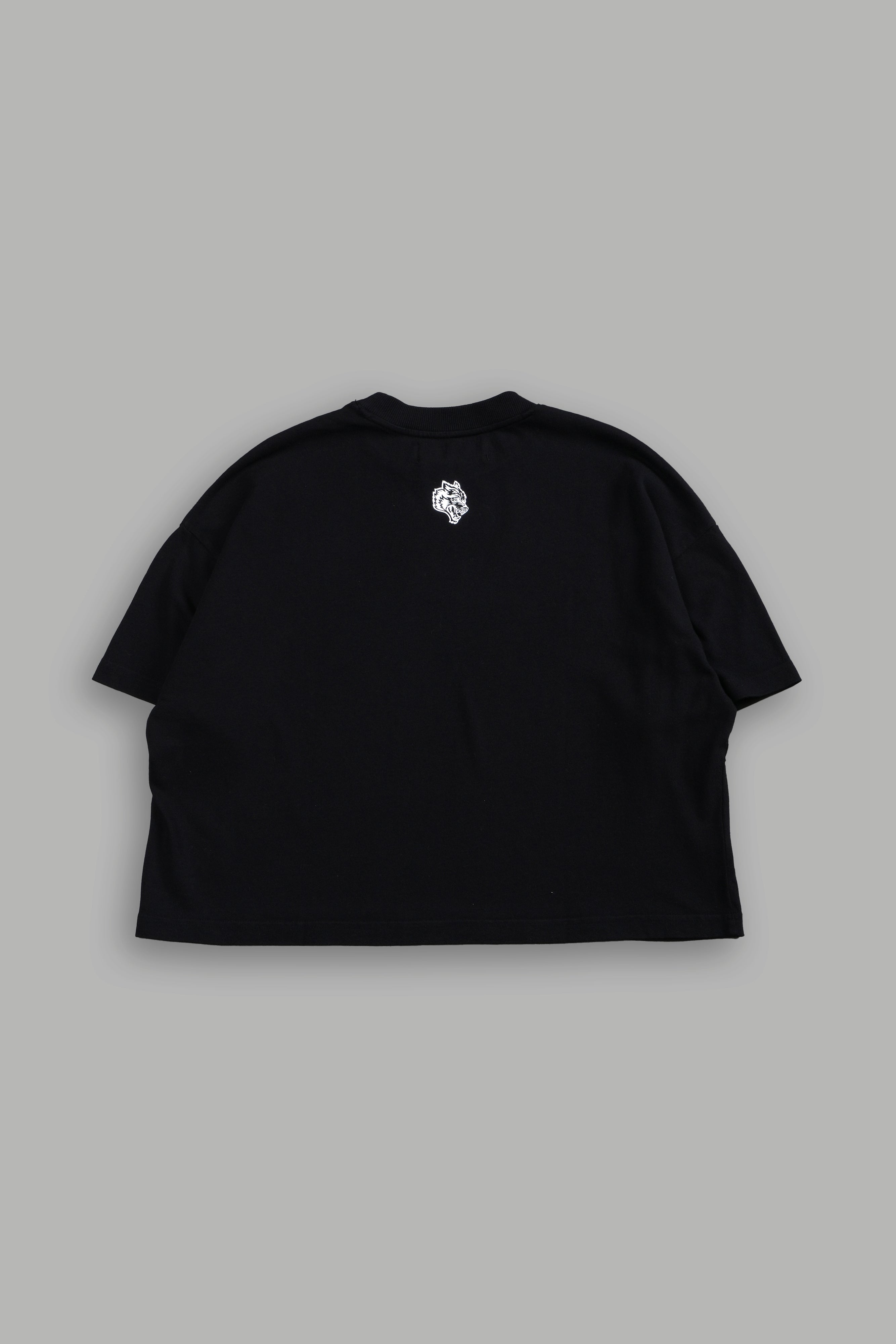 Cherub and the Skull "Premium" (Cropped) Tee in Black