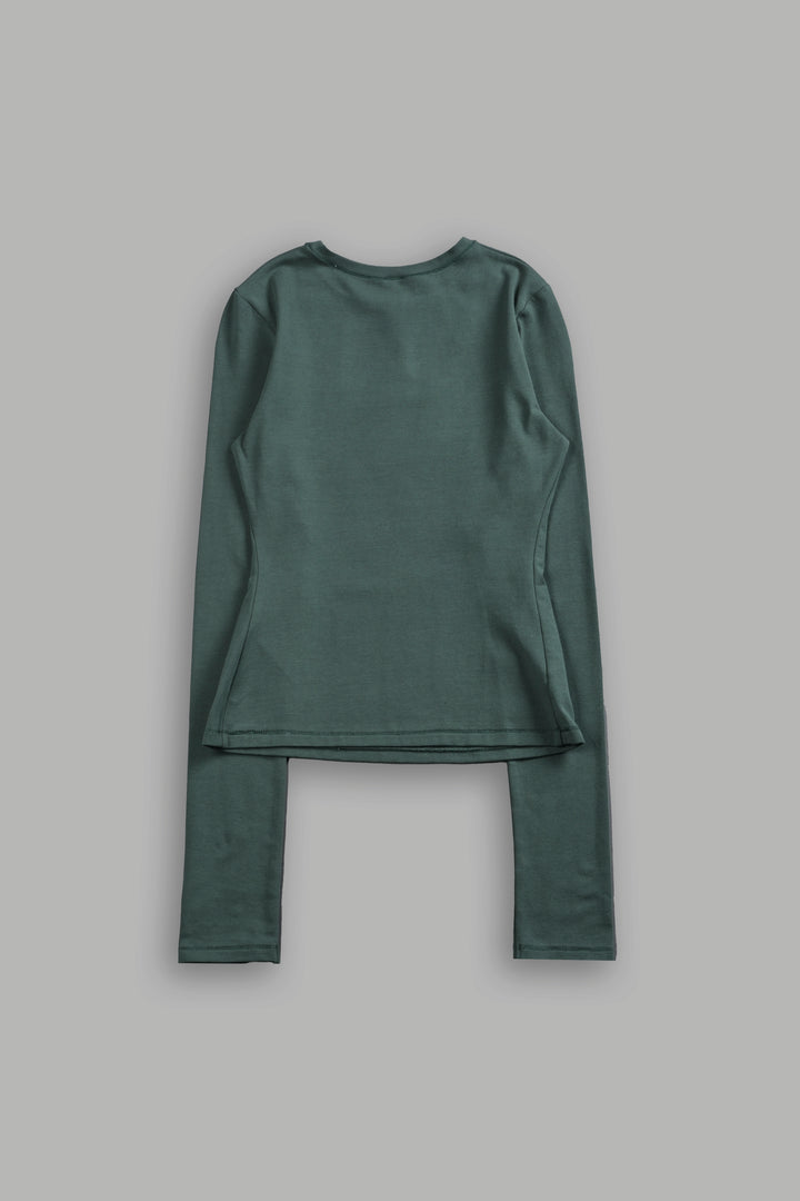 Single Wolf "Eden" L/S Tee in Norse Green