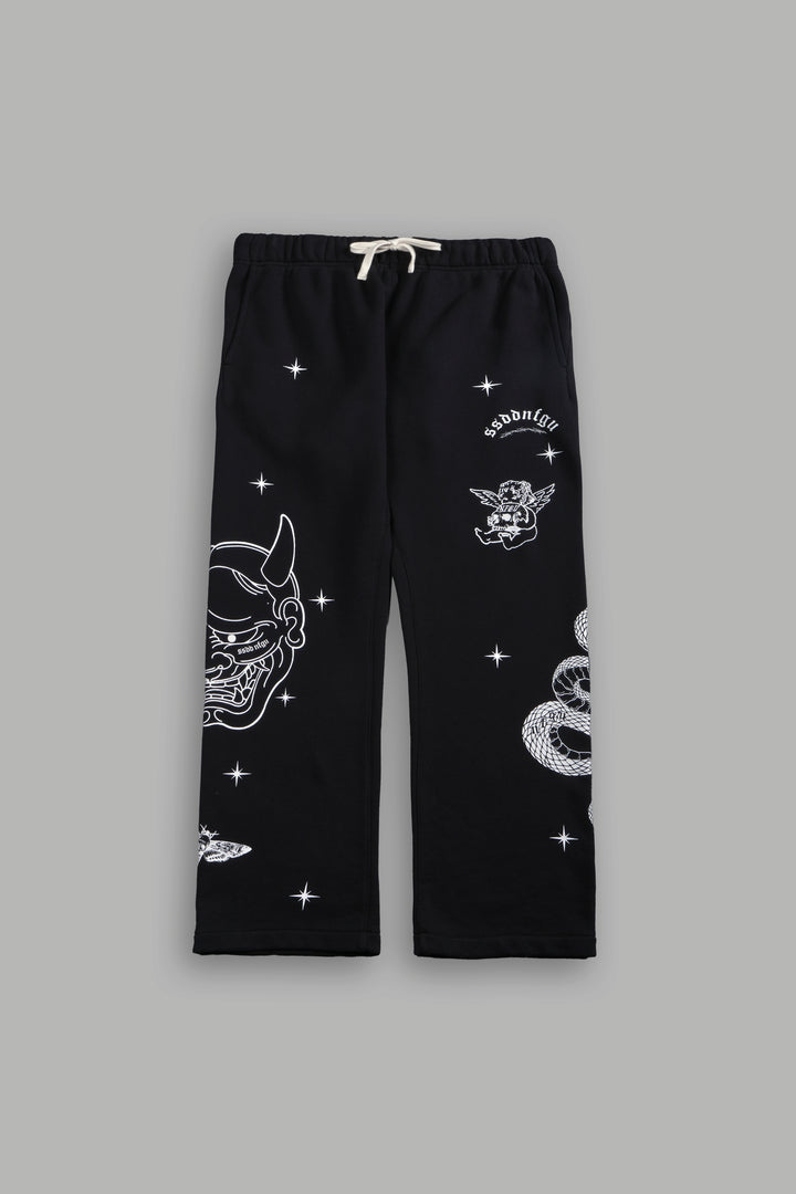 Oni Wolves Bigelow Cargo Sweat Pants in Black