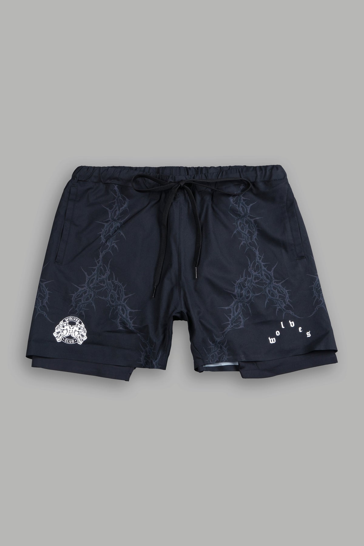 Exo Thorns Compression Shorts In Black