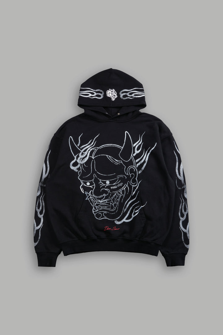Oni Fire "Pierce" Hoodie in Black