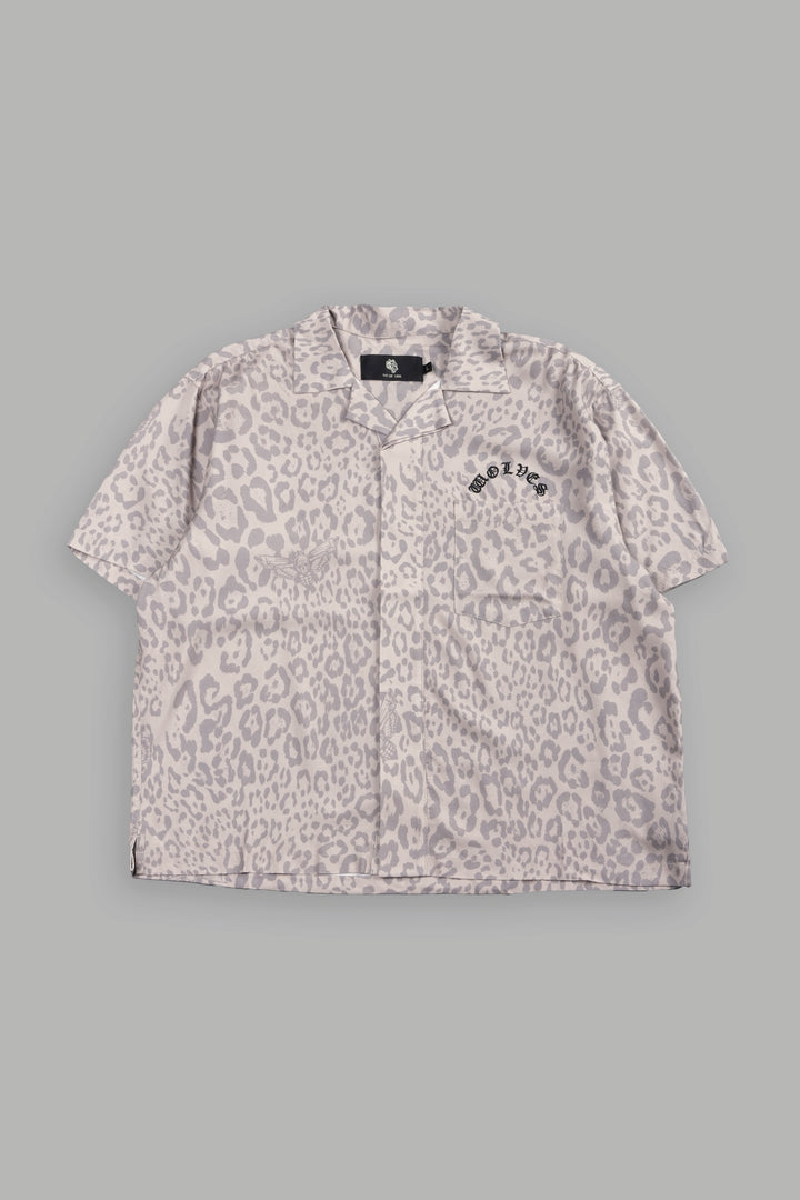 Chopper Romero Mid Length Button Up V2 in Clay Leopard