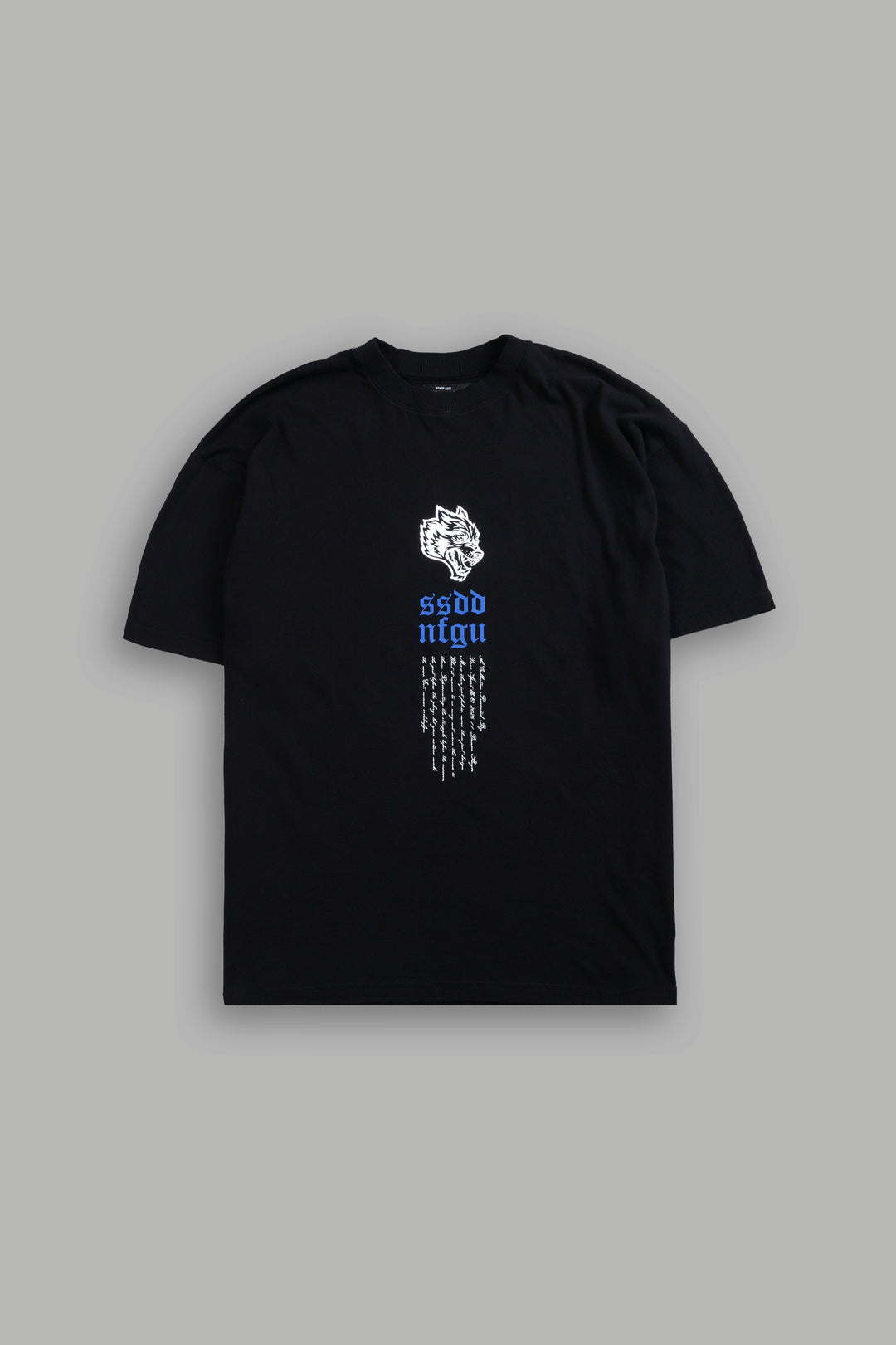 Relentless Premium Oversized Tee in Black