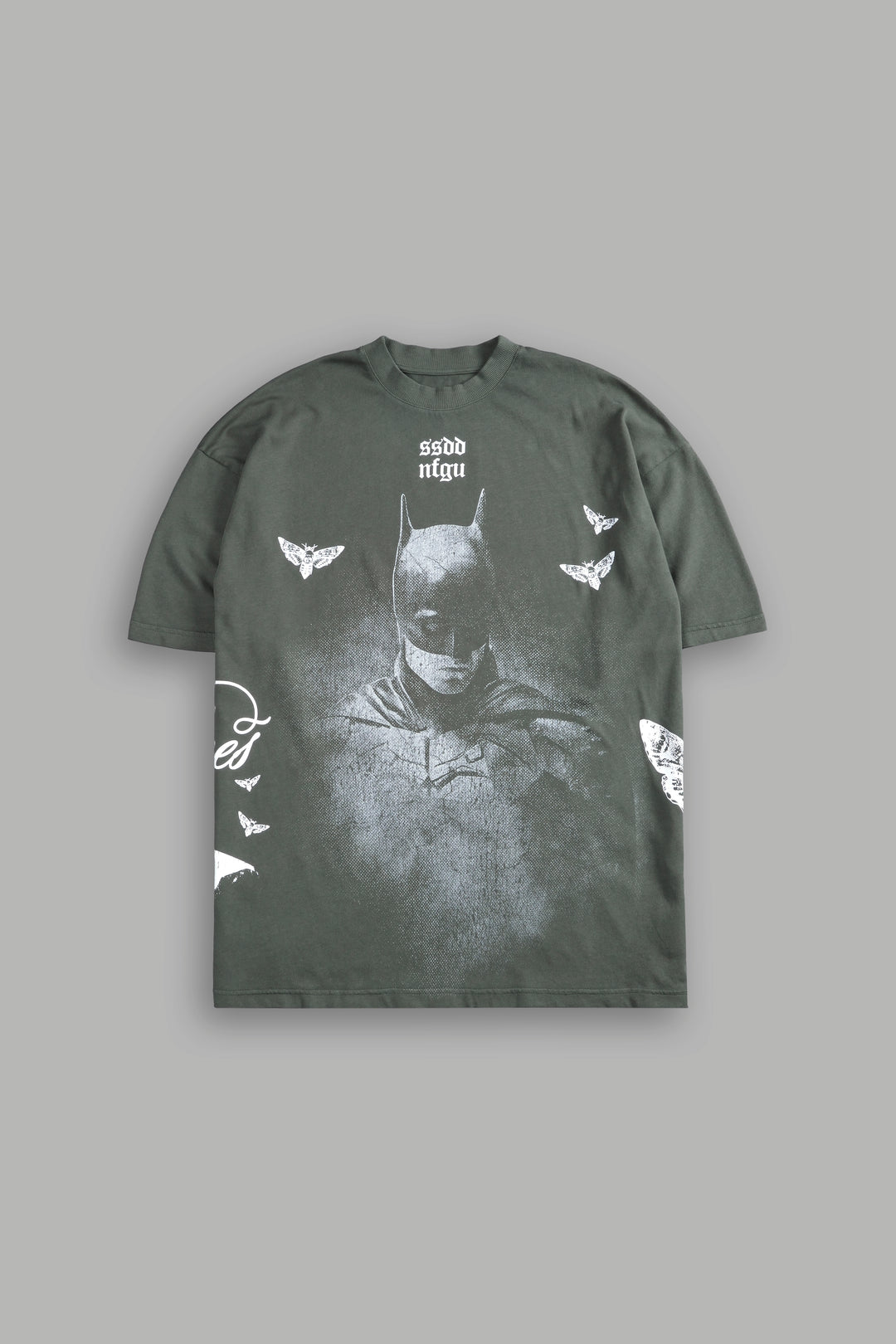 (1 OF 500) The Batman "Premium" Oversized Tee in Green Ivy