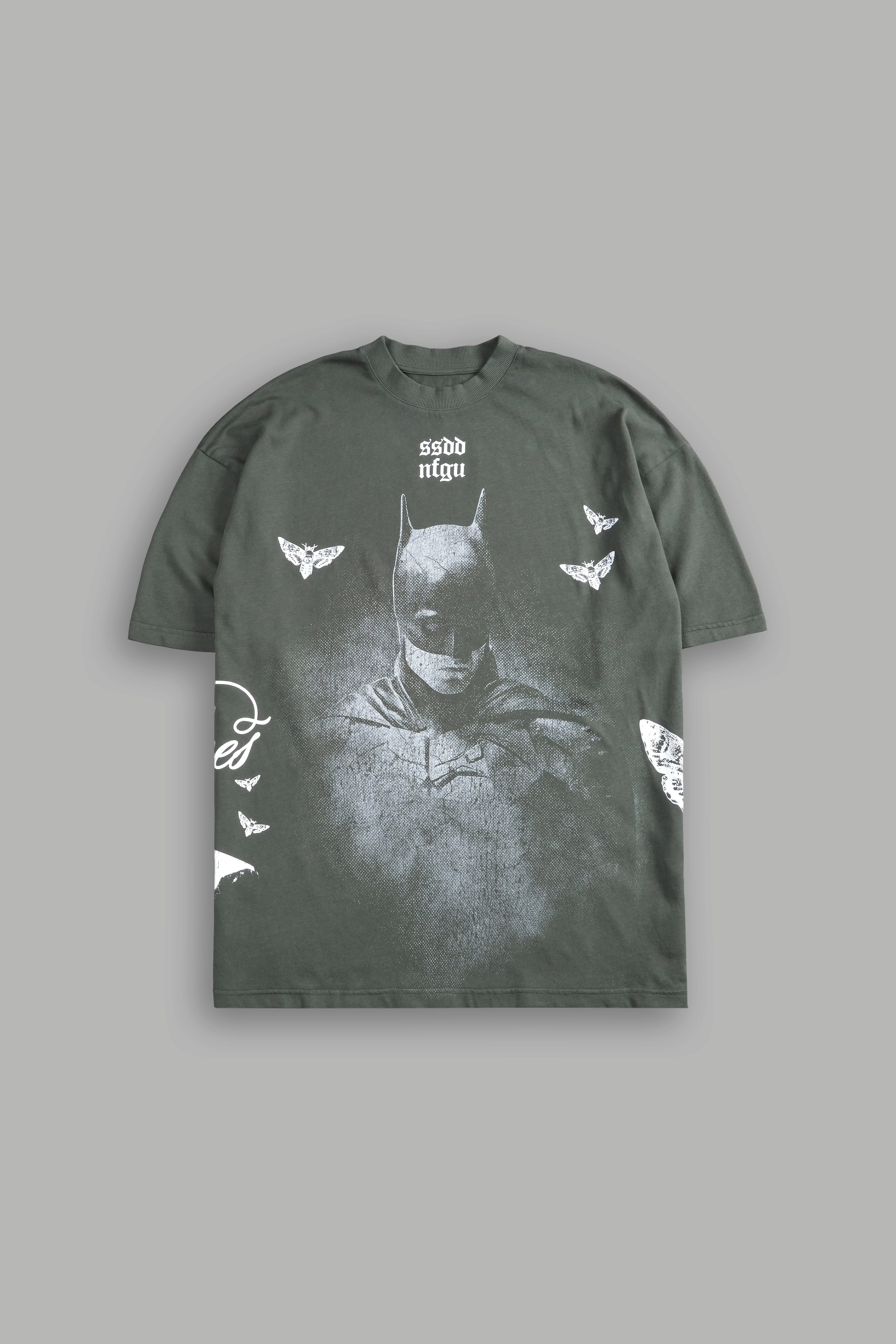 (1 OF 500) The Batman "Premium" Oversized Tee in Green Ivy