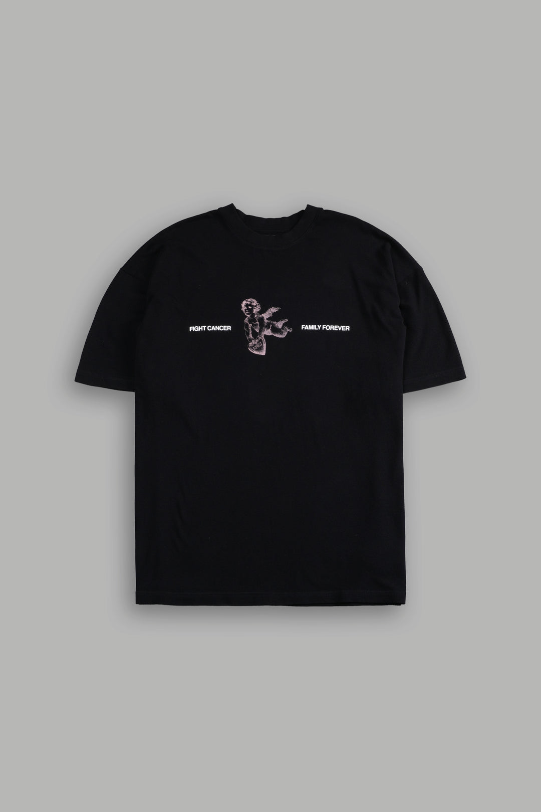 Fight Cancer NFGU "Premium" Oversized Tee in Black