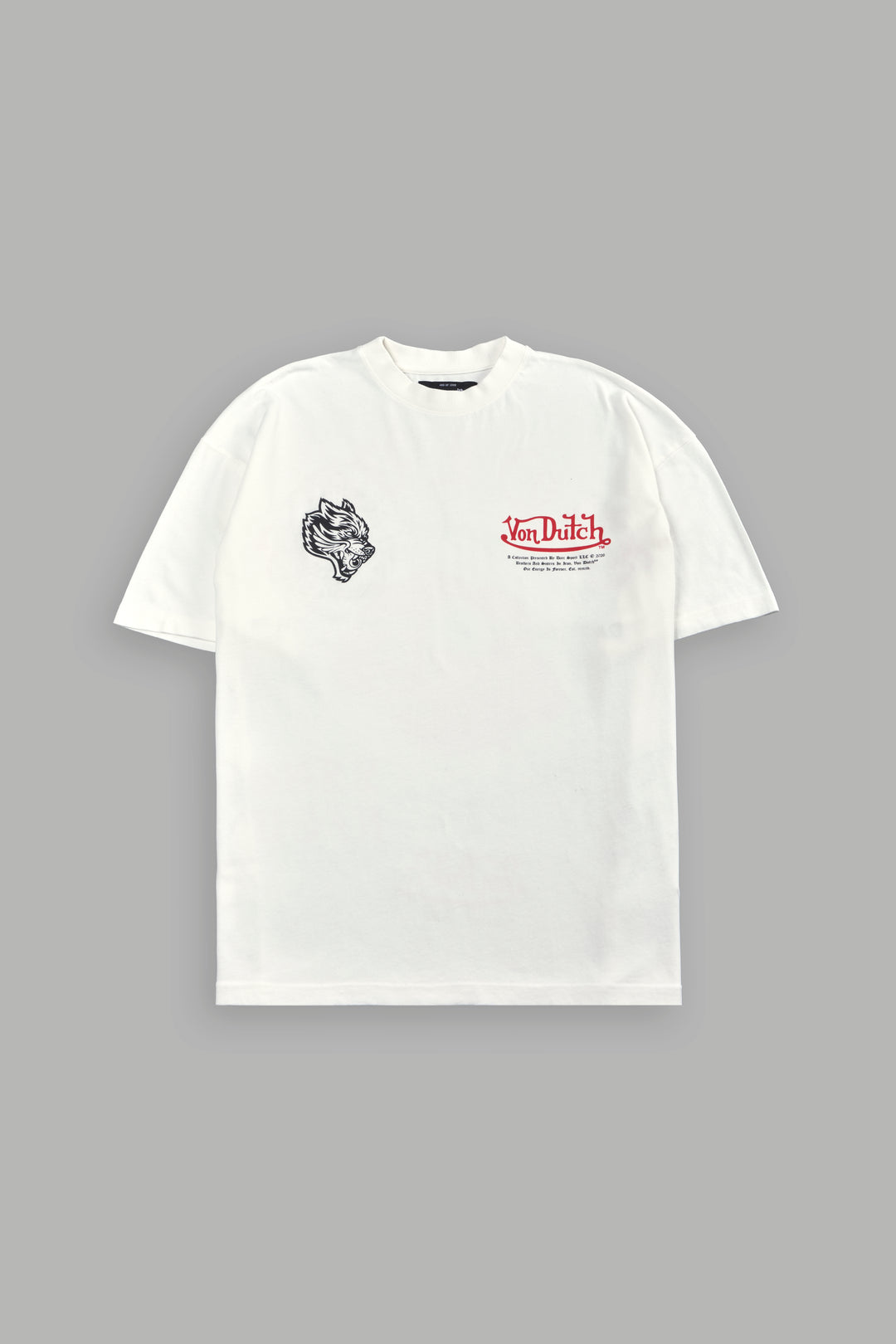 Eye of the Beholder Premium Oversized Tee in Cream