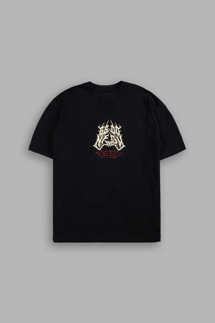 Messengers "Premium" Oversized Tee in Black
