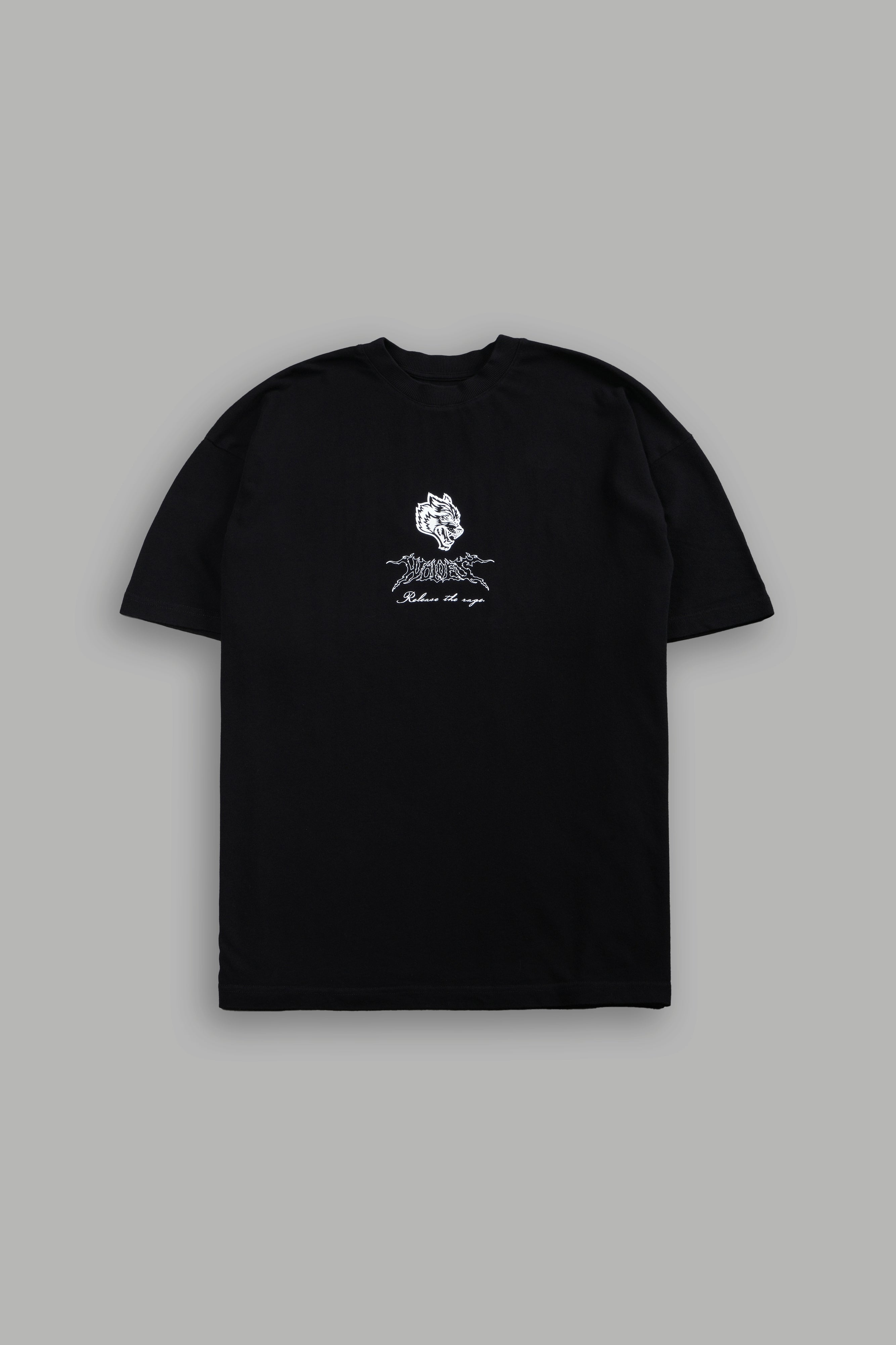 Release The Rage Premium Oversized Tee in Black